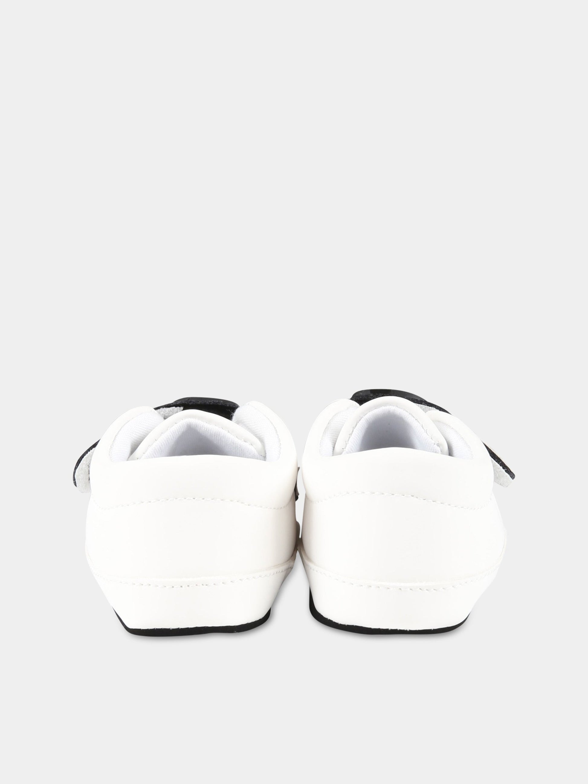 Scarpe bianche per neonato con logo,Karl Lagerfeld Kids,Z99024 10B