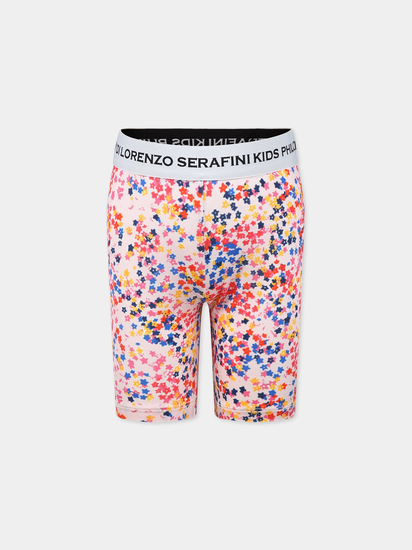 Shorts multicolor per bambina con stampa,Philosophy,PJBE70 JV37 D012