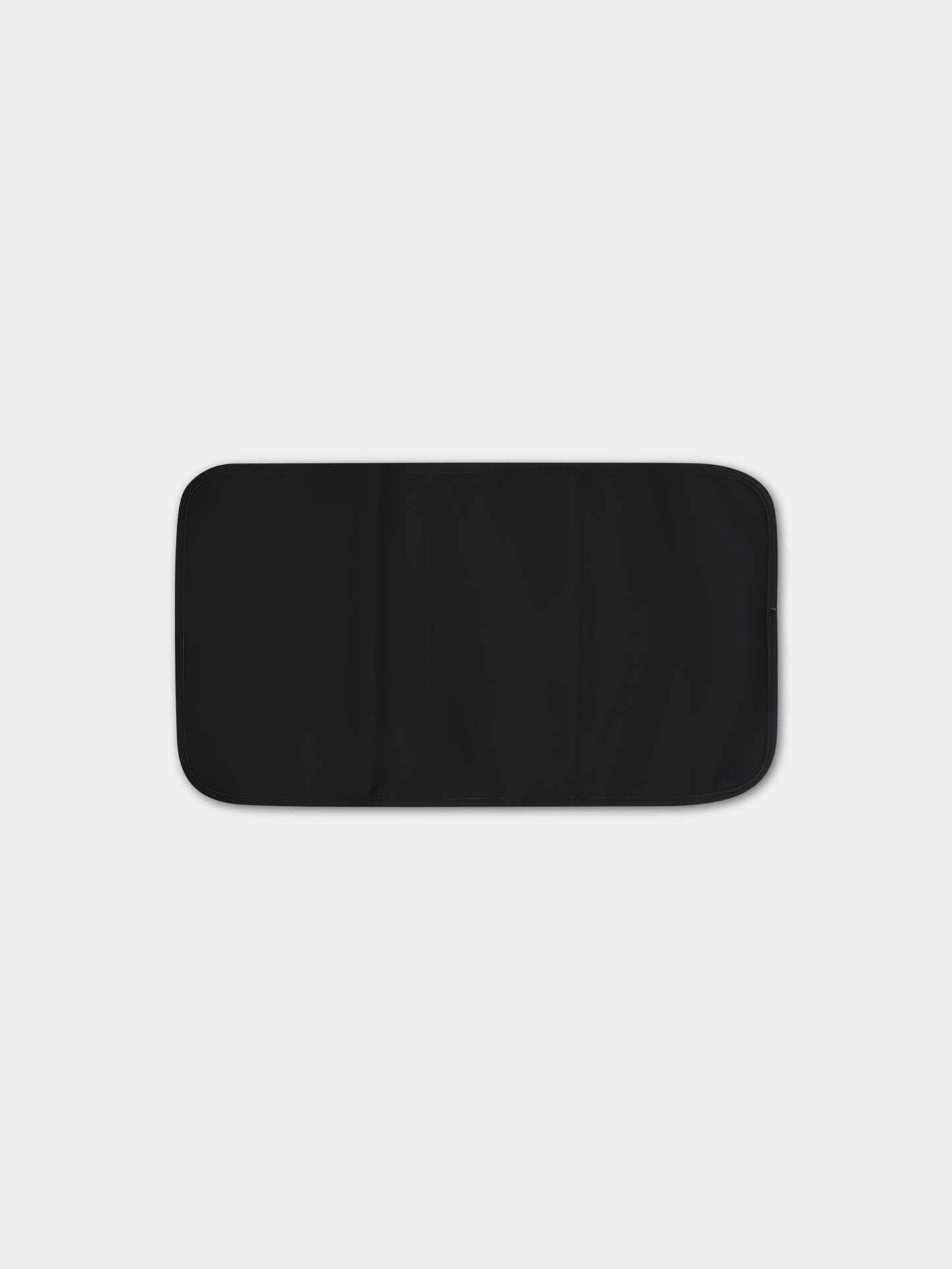 Borsa-mamma nera per neonato con patch logato,Boss,J90313 09B