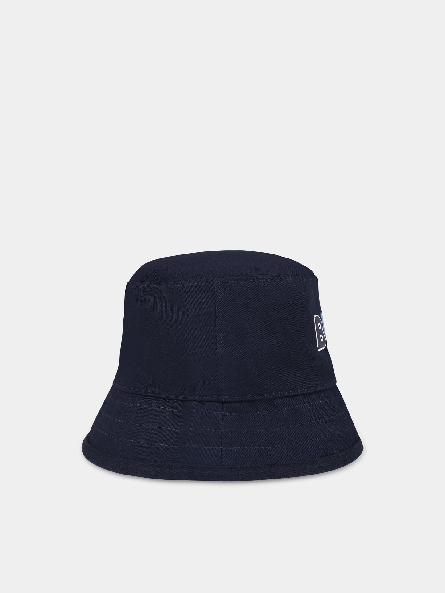 Cloche blu per neonato con logo multicolor,Boss,J91139 849