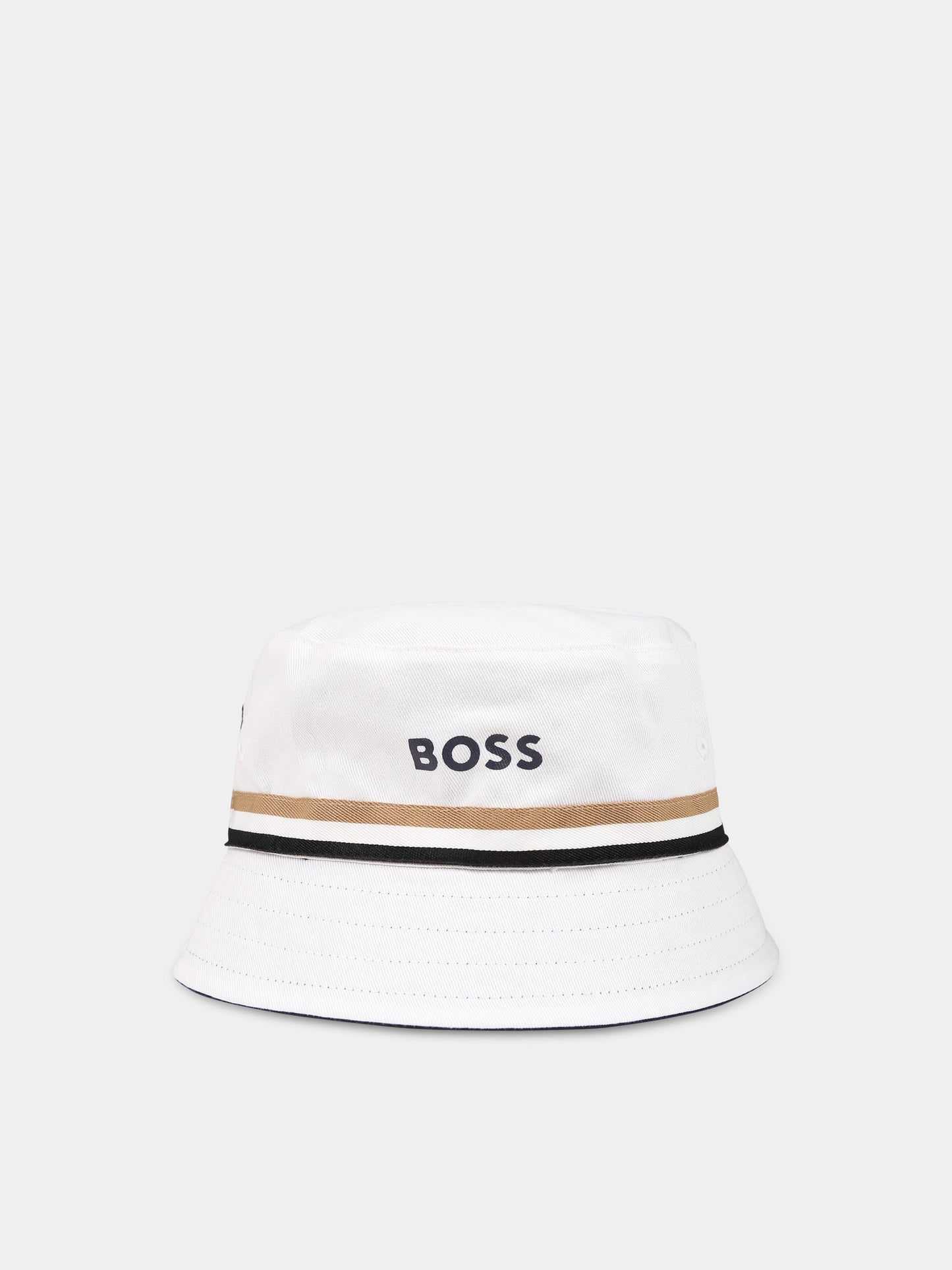 Cloche multicolor per neonato con logo,Boss,J01142 849