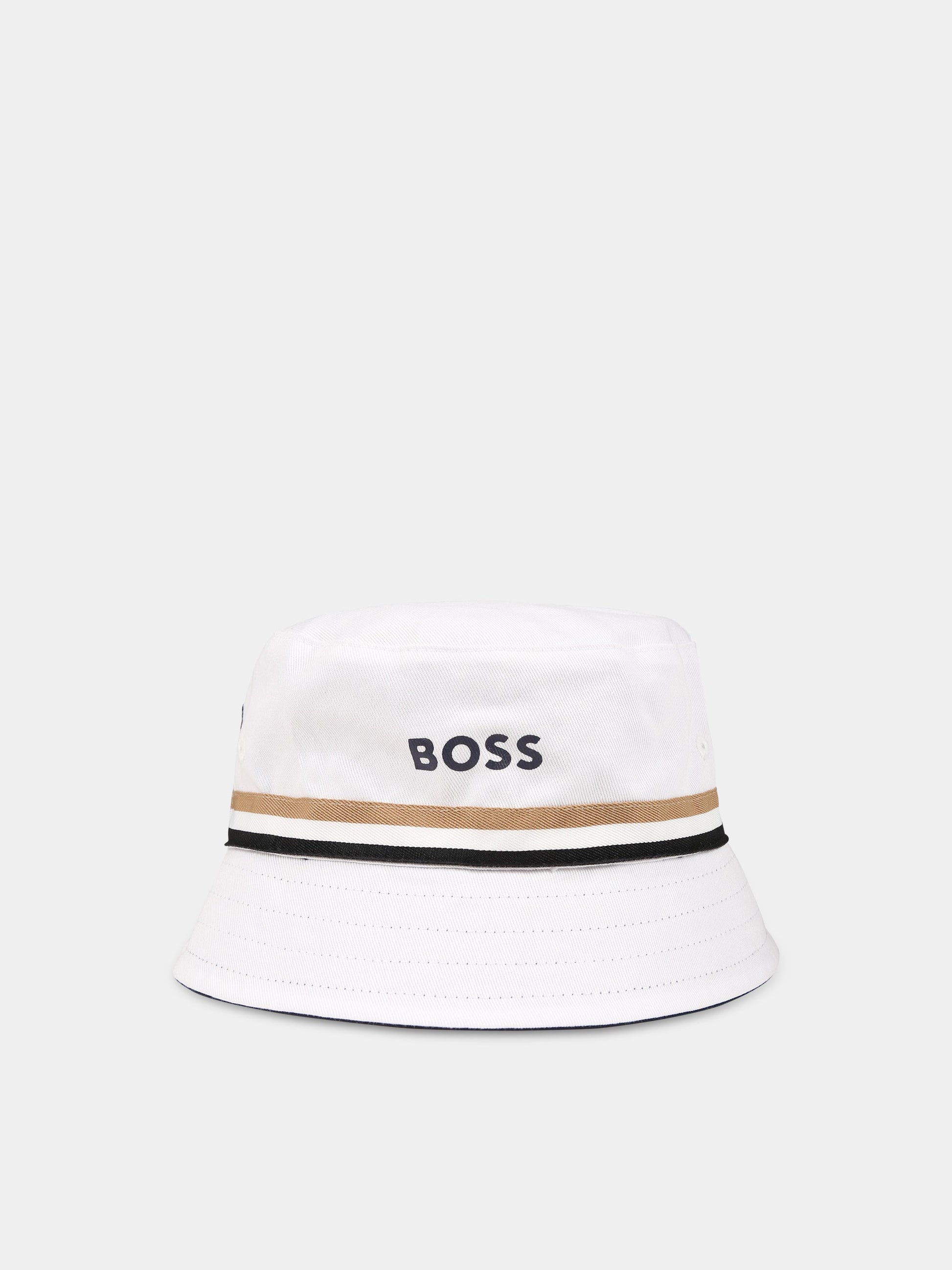 Cloche multicolor per neonato con logo,Boss,J01142 849