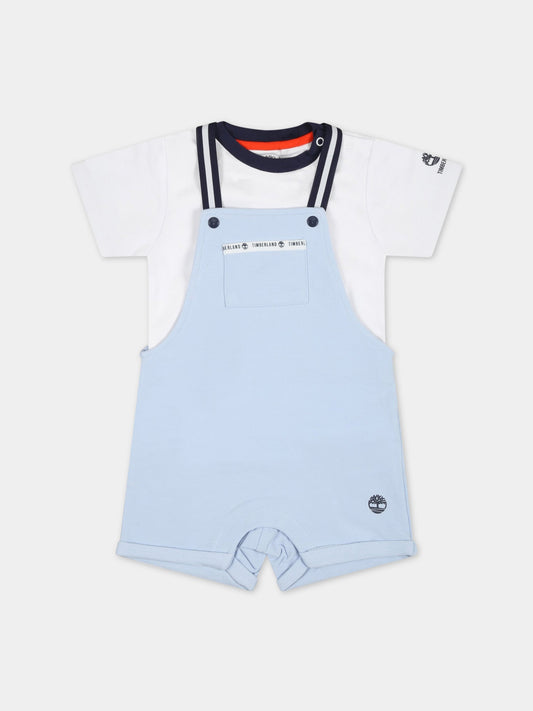 Set multicolor per neonato con logo,Timberland,T98317 781