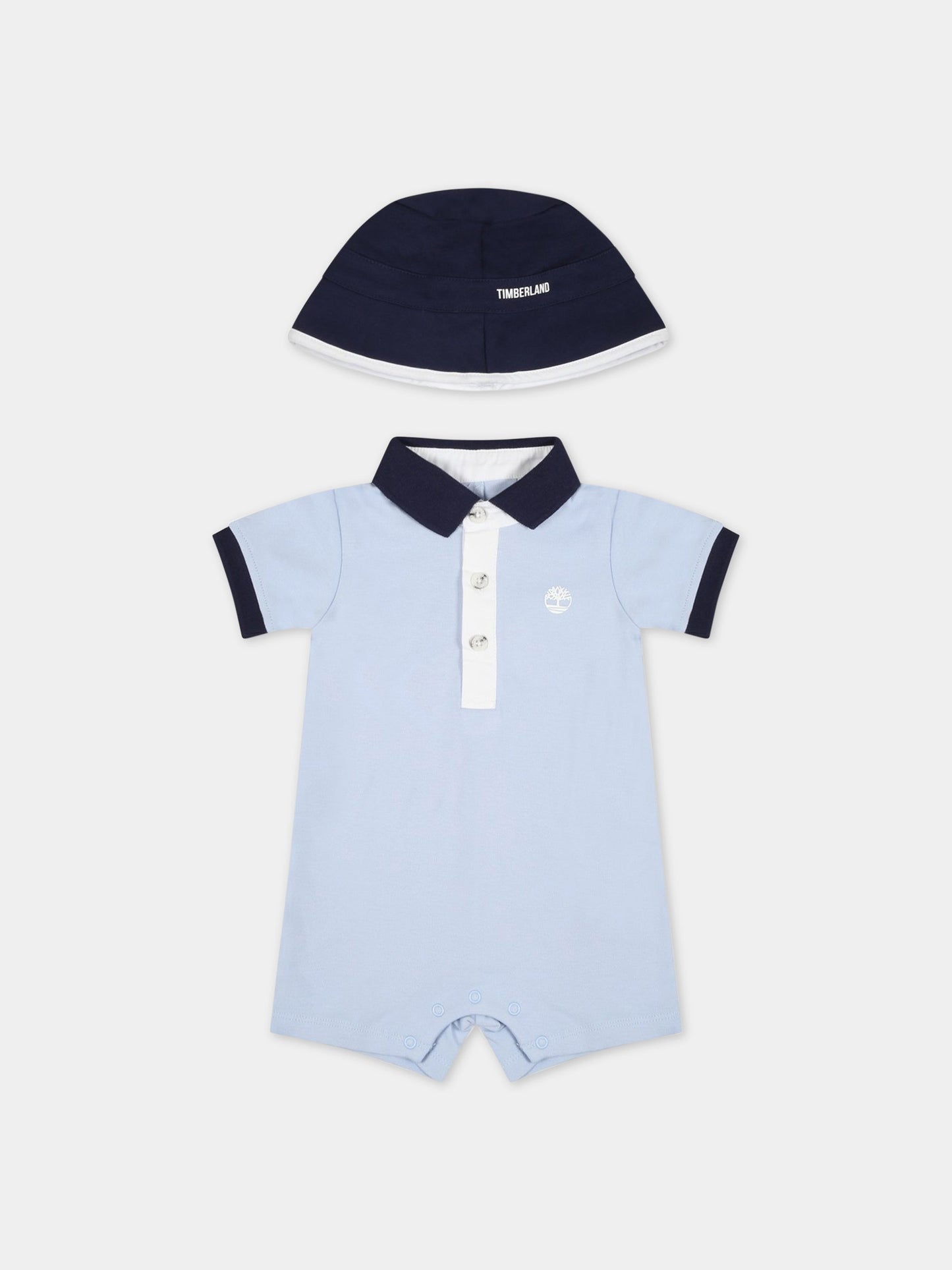 Set multicolor per neonato con logo bianco,Timberland,T98318 781