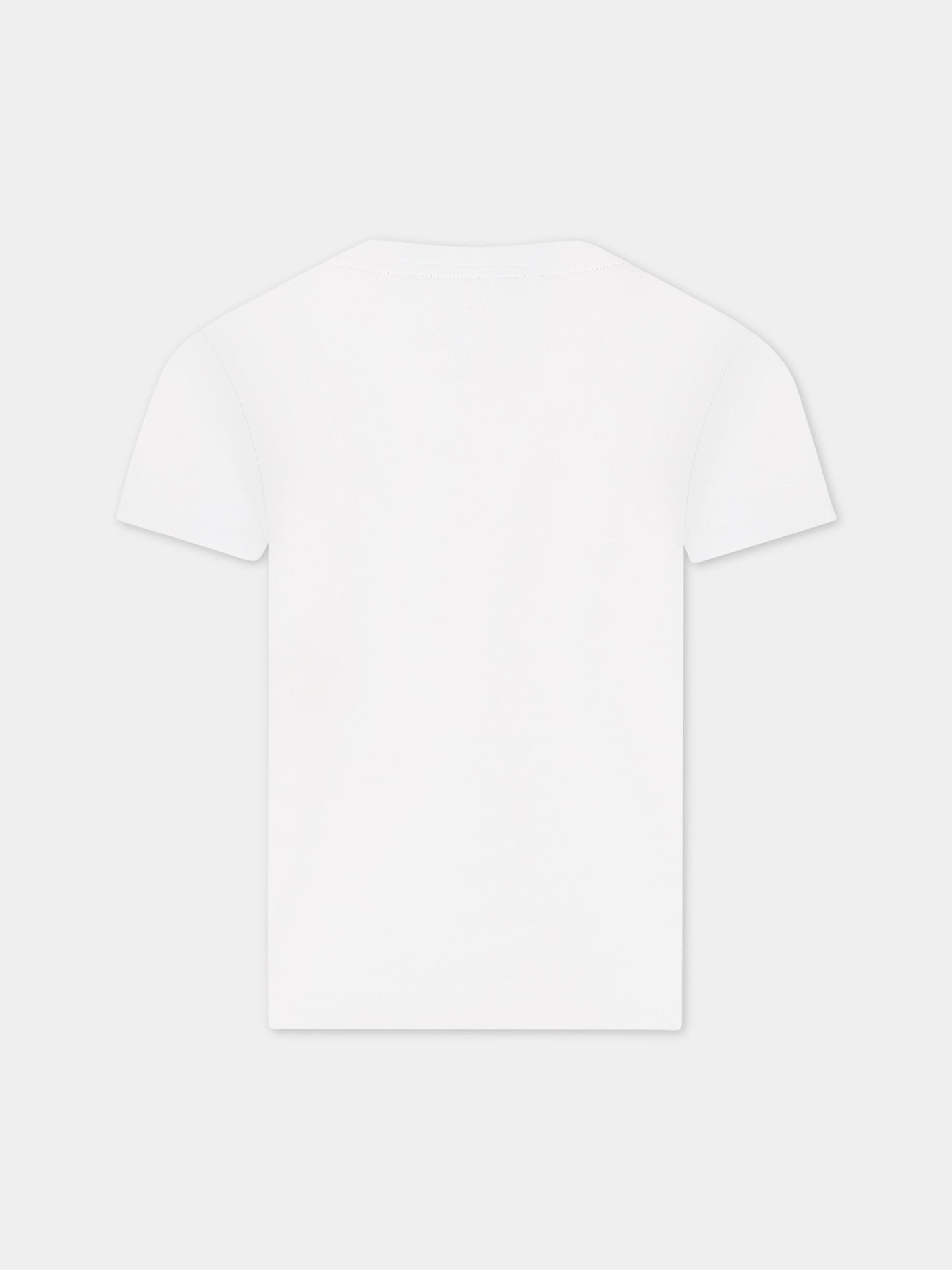 T-shirt bianca per bambino con logo,Timberland,T25T77 10P