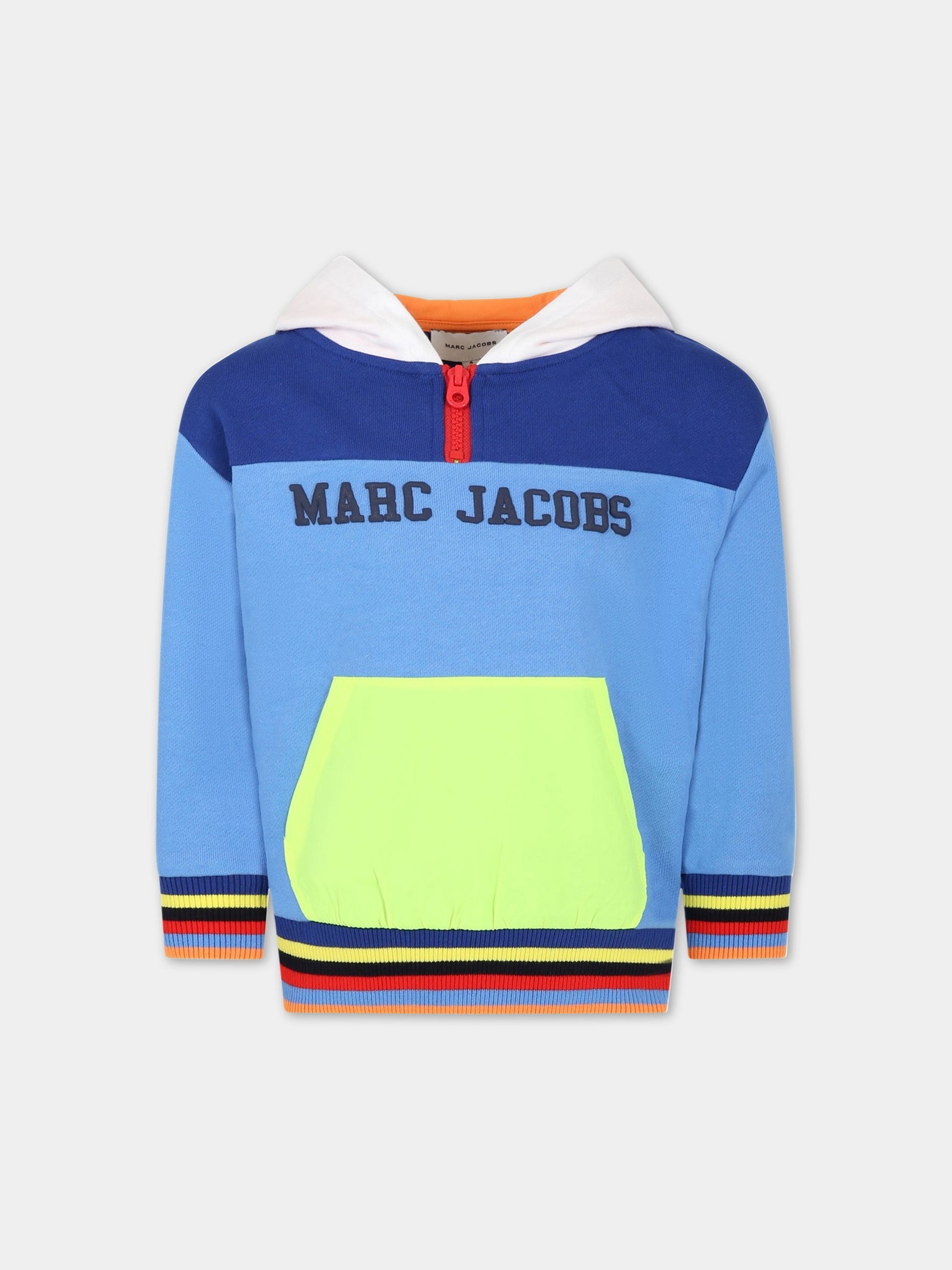 Felpa multicolor per bambino con logo,Little Marc Jacobs,W25573 784