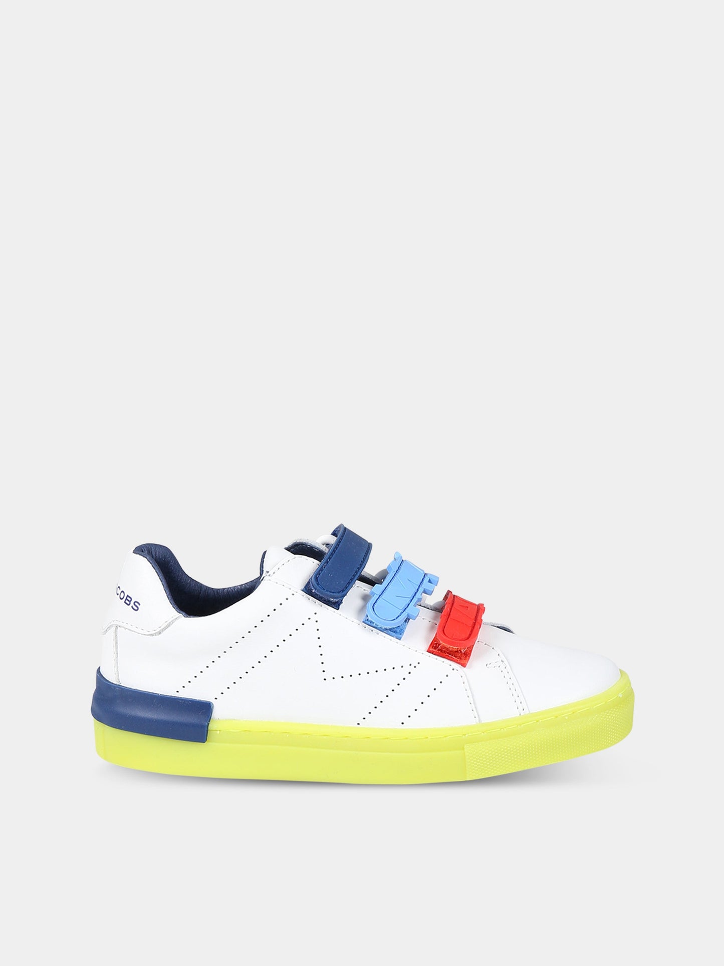 Sneakers bianco per bambino con logo,Little Marc Jacobs,W29062 10P