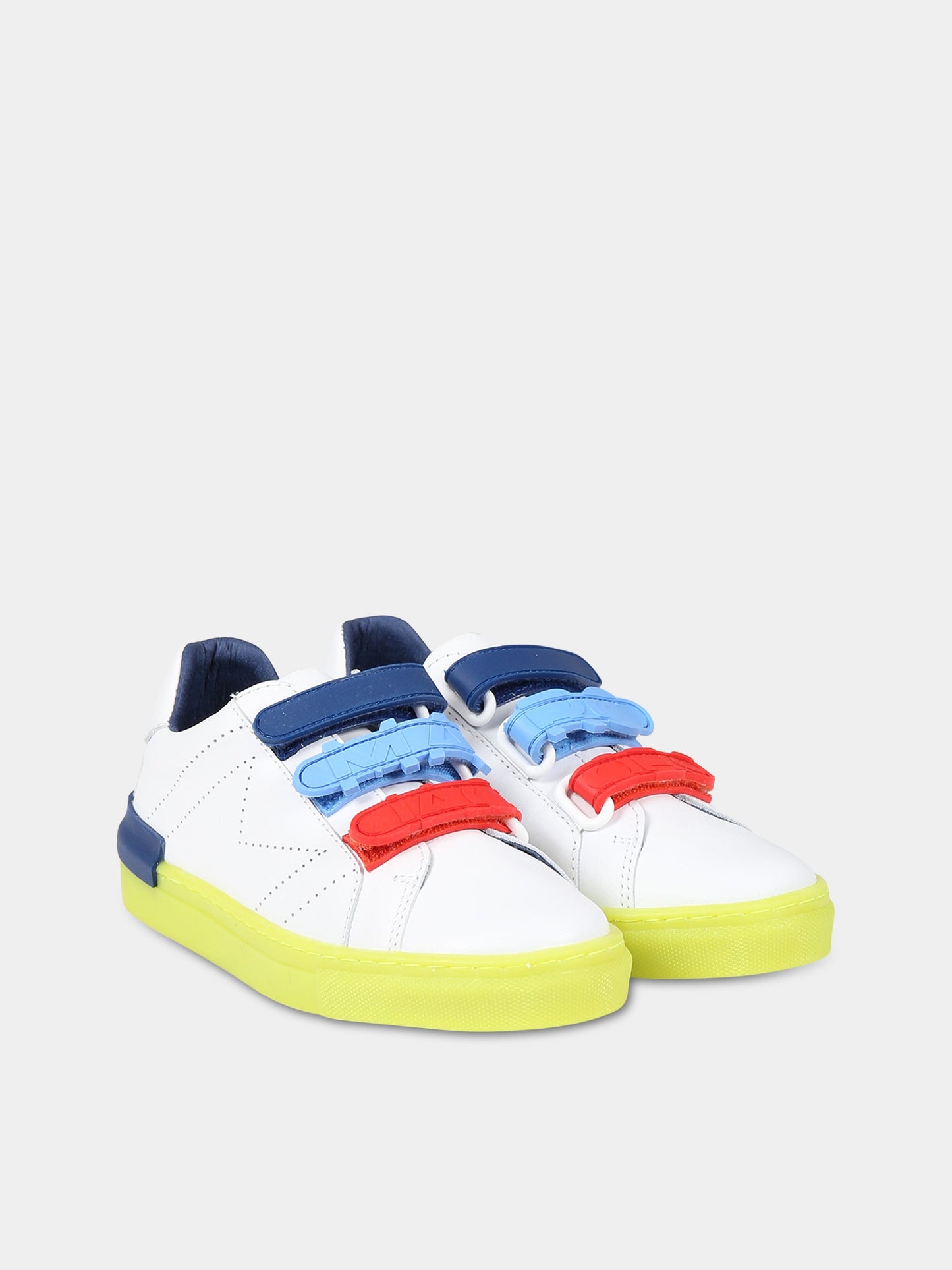 Sneakers bianco per bambino con logo,Little Marc Jacobs,W29062 10P