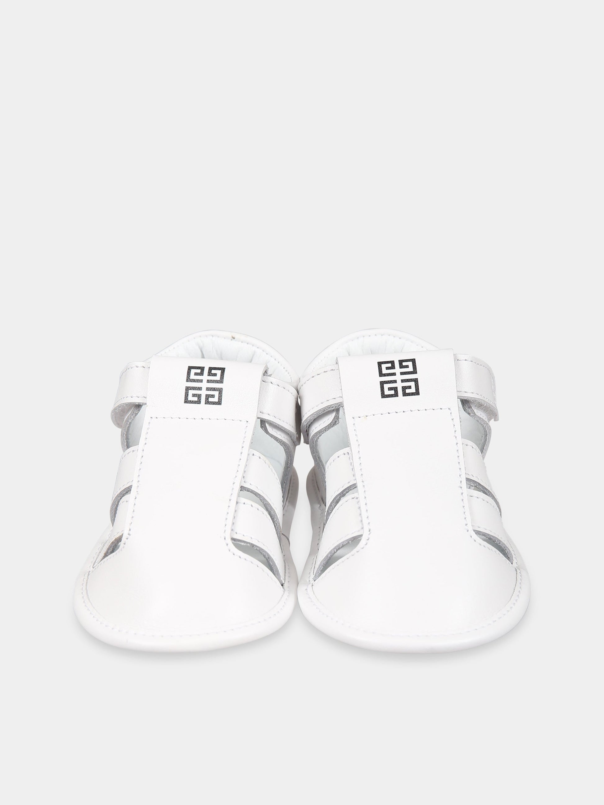 Sandali bianco per neonati con motivo 4G,Givenchy Kids,H99044 10P