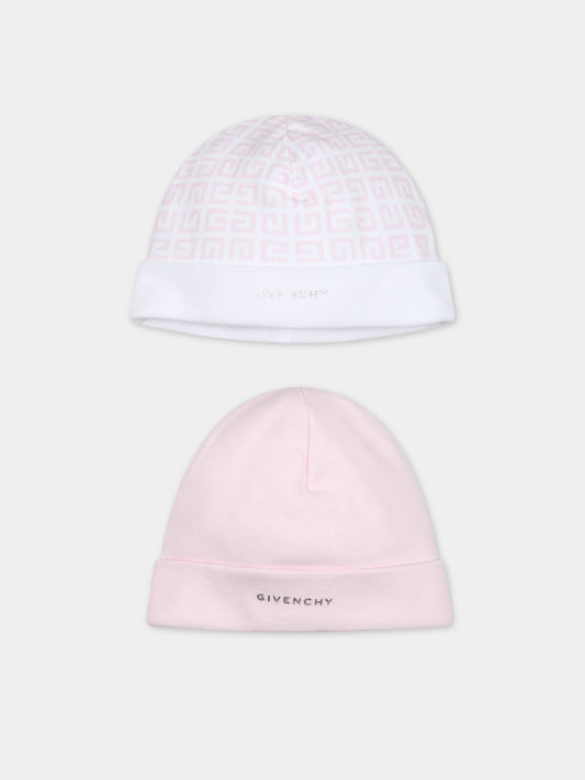 Set multicolor per neonata con logo,Givenchy Kids,H98171 44Z