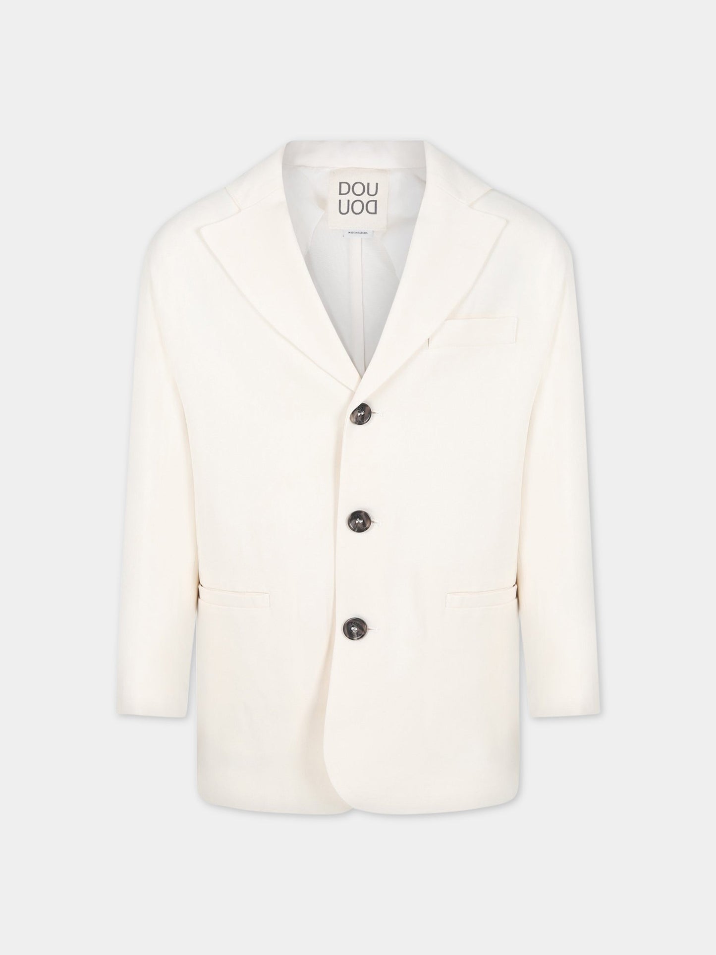 Giacca bianca per bambina,Douuod Kids,DS2P54 K0118 106