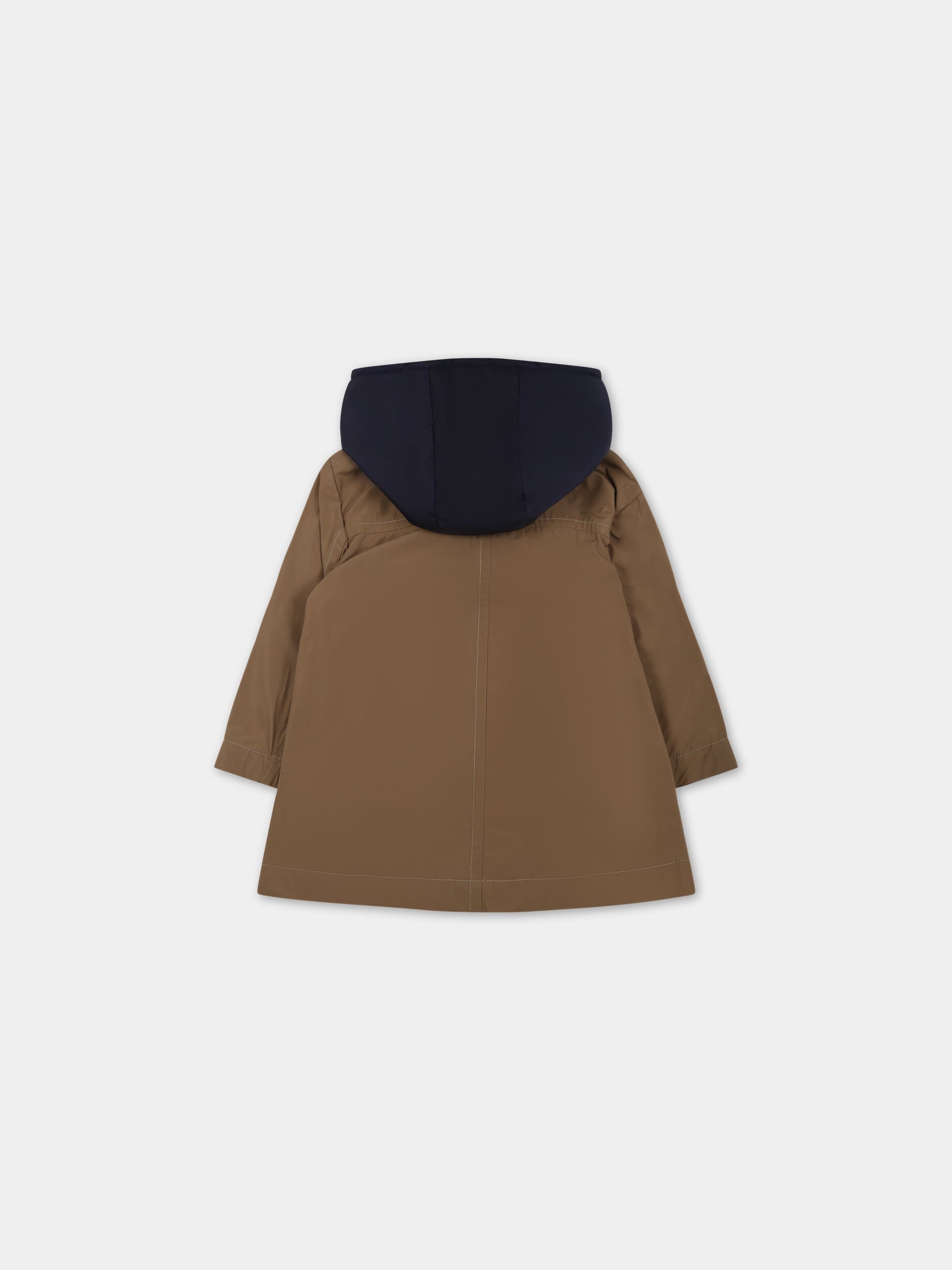 Cappotto beige per neonato,Fay Kids,FS2510 N0037 311BL