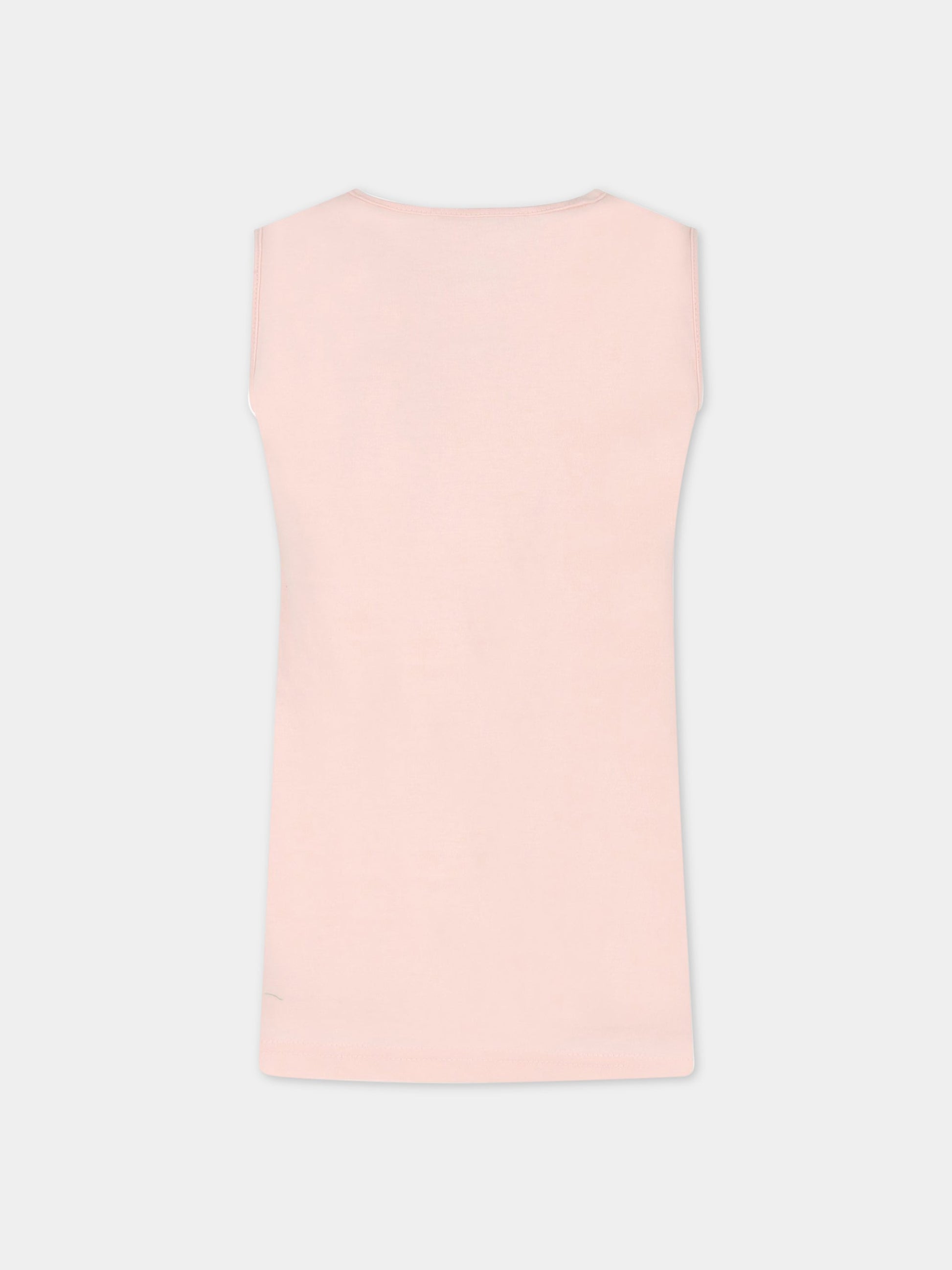 Vestito multicolor per bambina con frange,Stella Mccartney Kids,TS1C02 Z1146 999