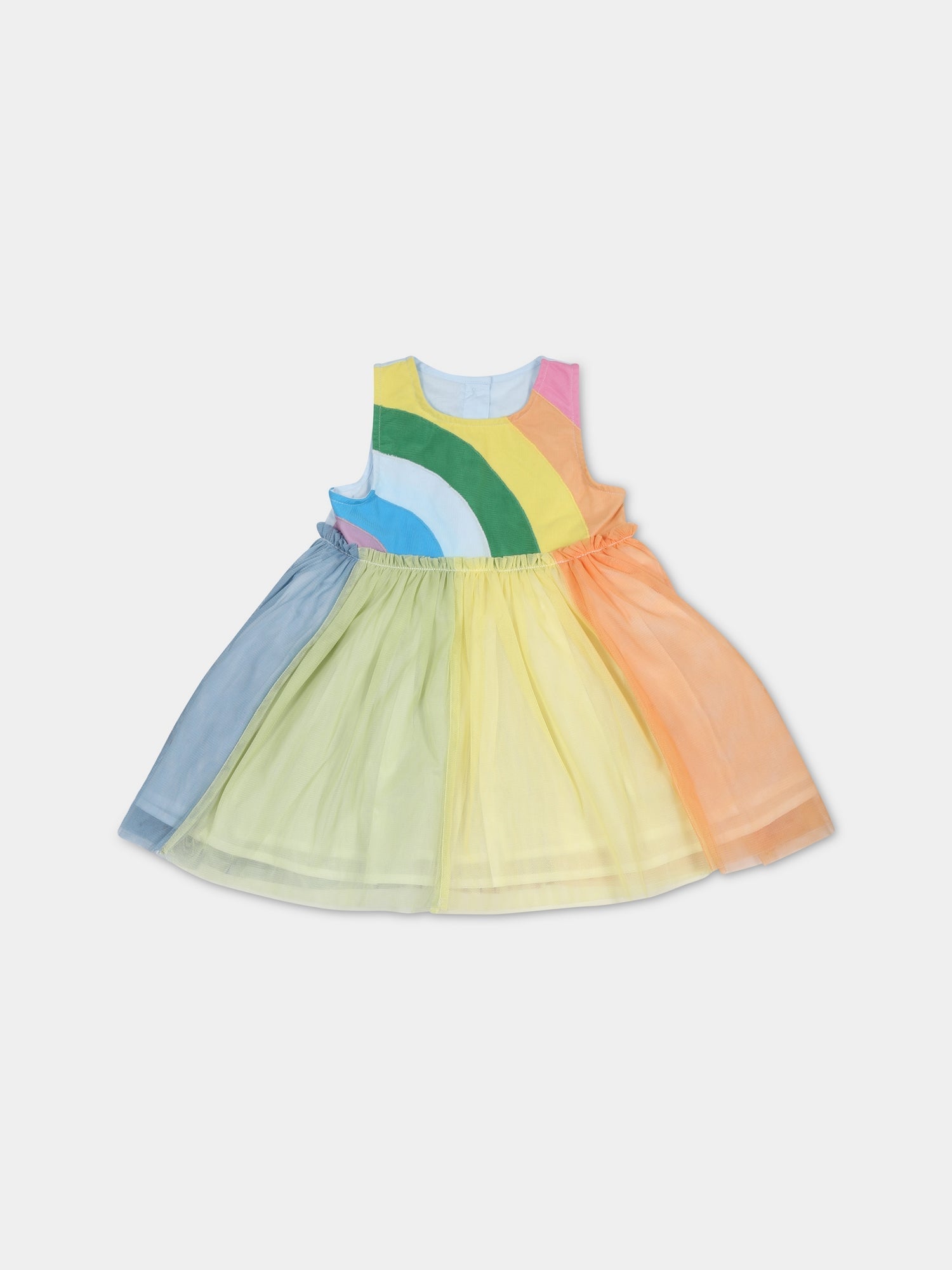 Vestito multicolor per neonata,Stella Mccartney Kids,TS1072 Z1119 999