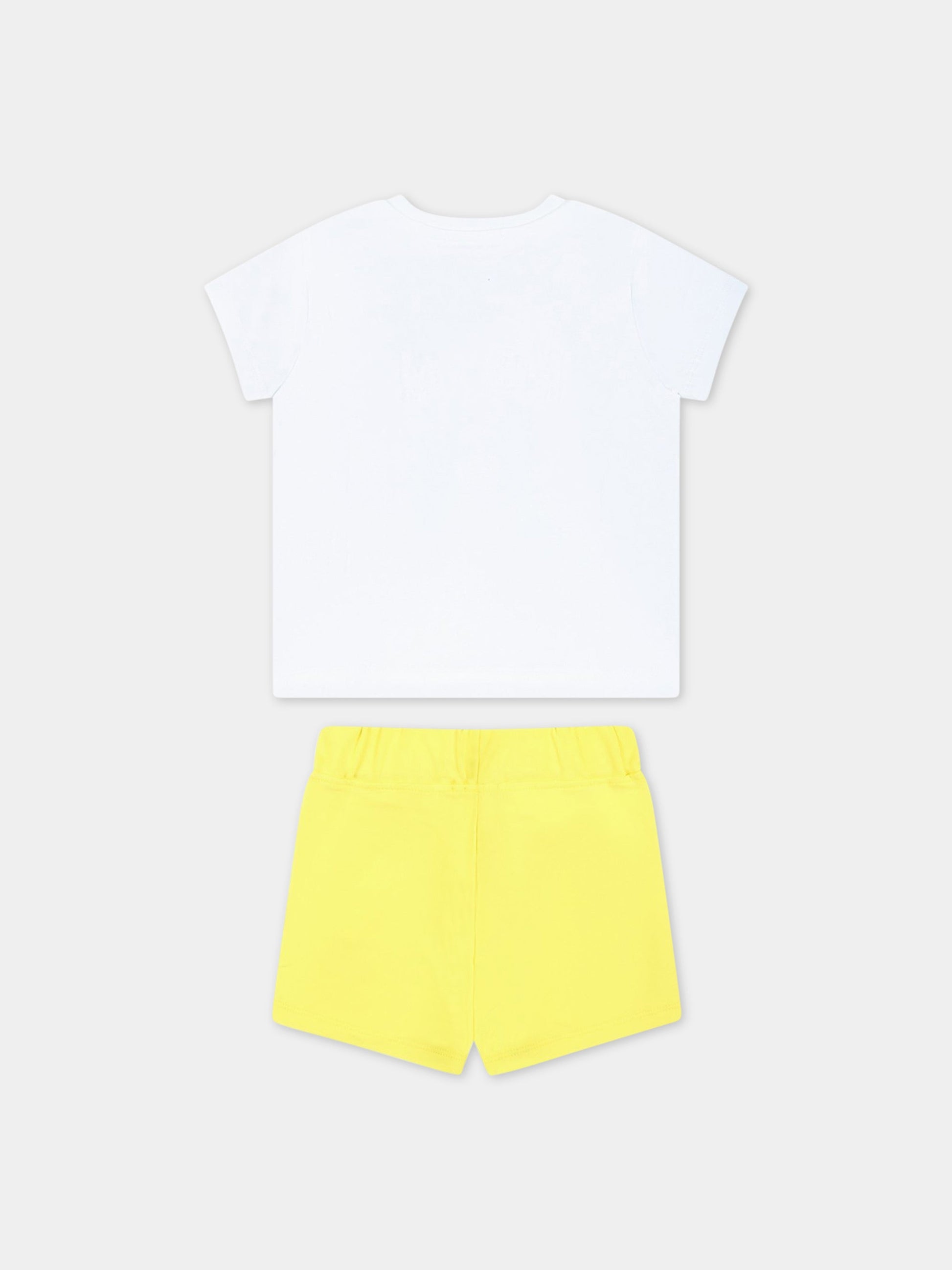 Completo multicolor per neonato con logo colorato,Msgm Kids,MS029361 001/09