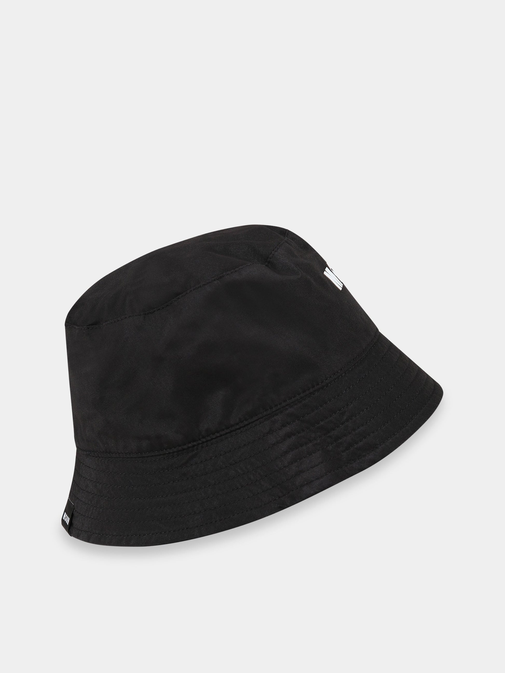 Cloche nera per bambini con logo,Msgm Kids,MS029390 110