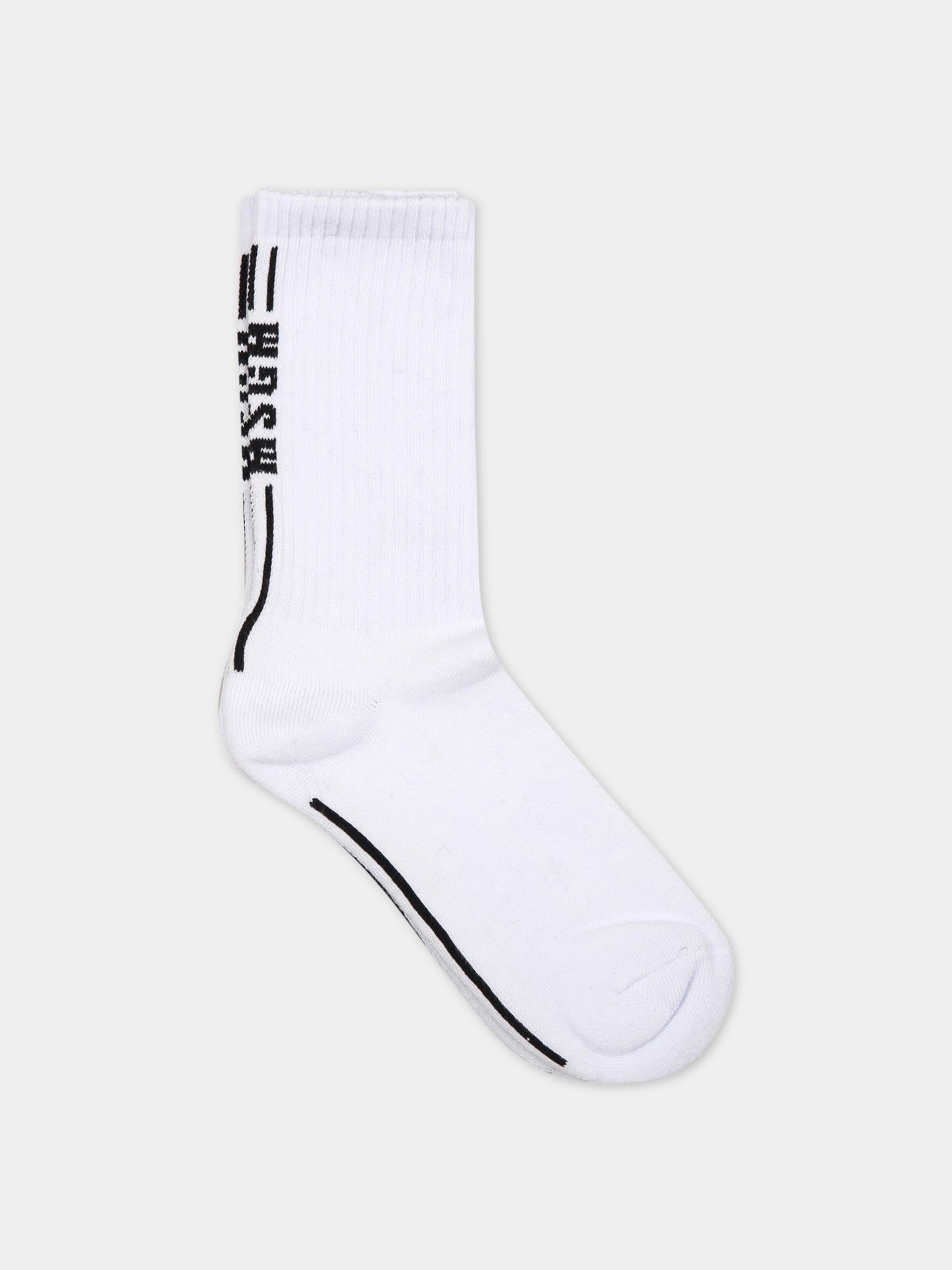 Calze bianche per bambino con logo,Msgm Kids,MS029347 001