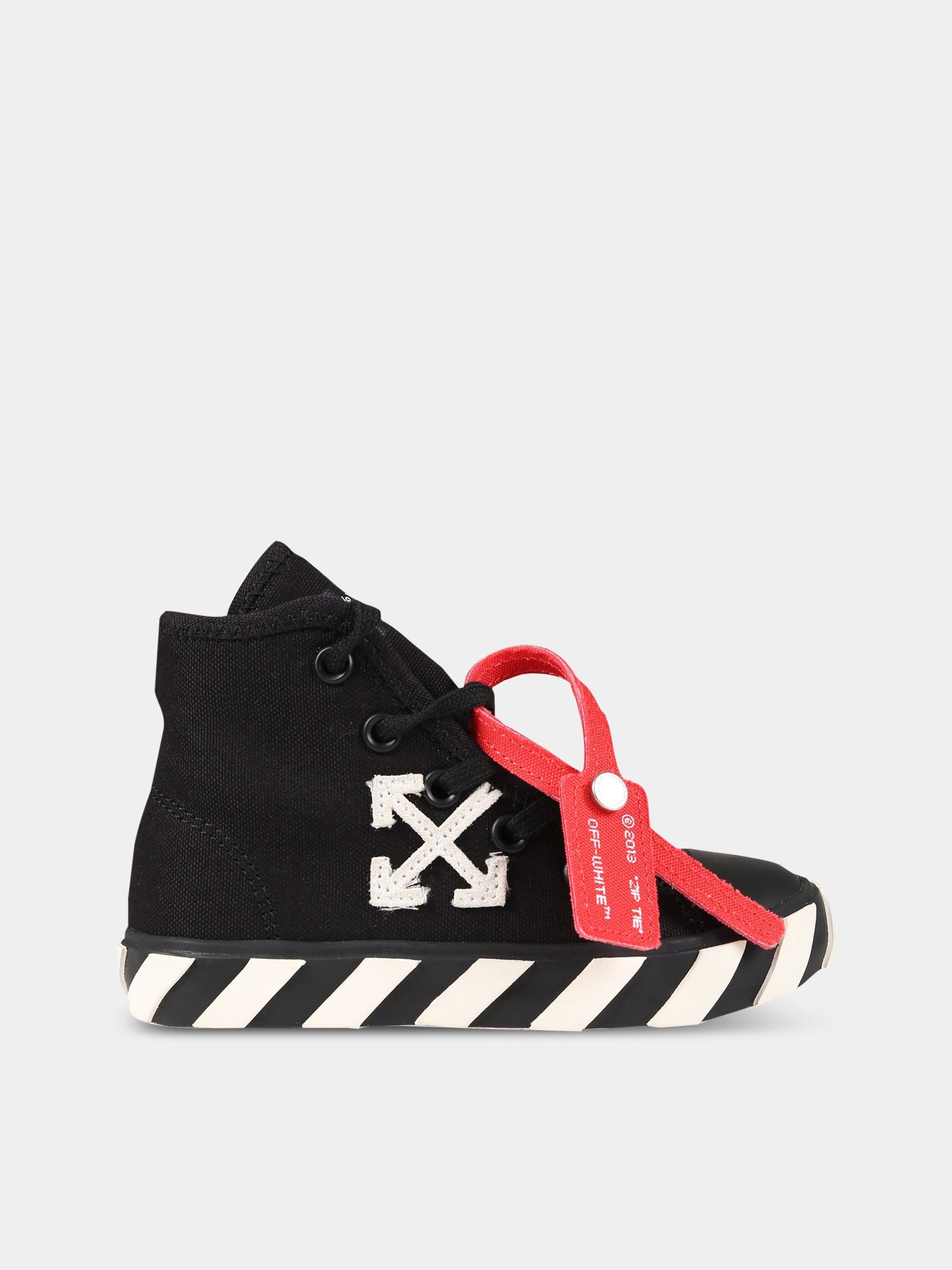 Sneakers nere per bambino con iconiche frecce,Off White,OBIA009S23FAB0011001