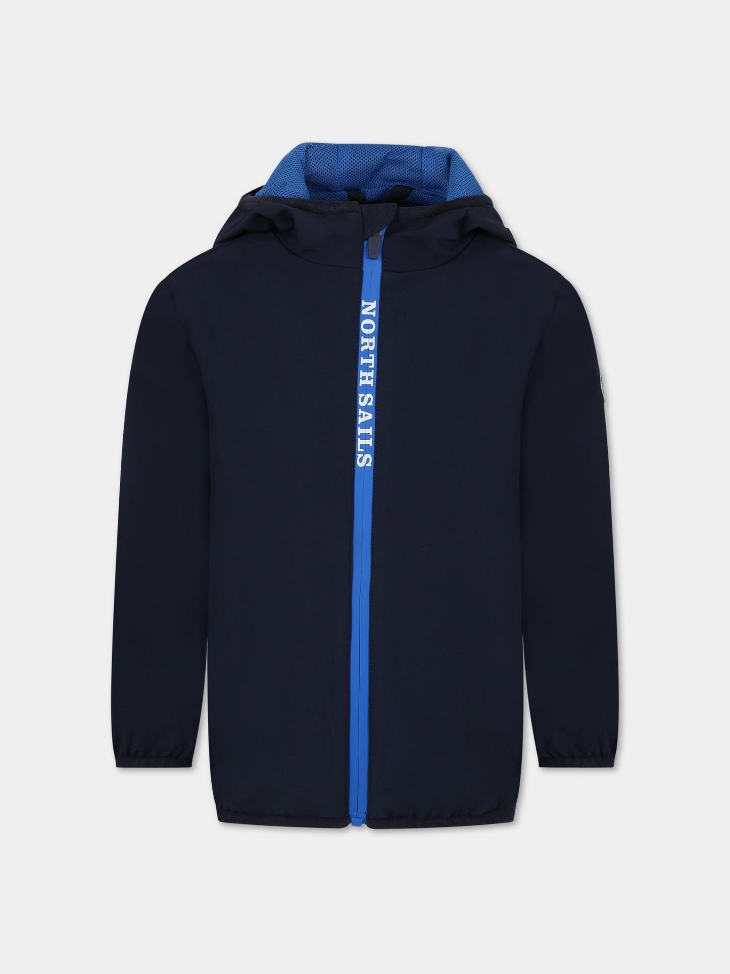 Giubbotto blu per bambino con logo,North Sails,701900 000 0802