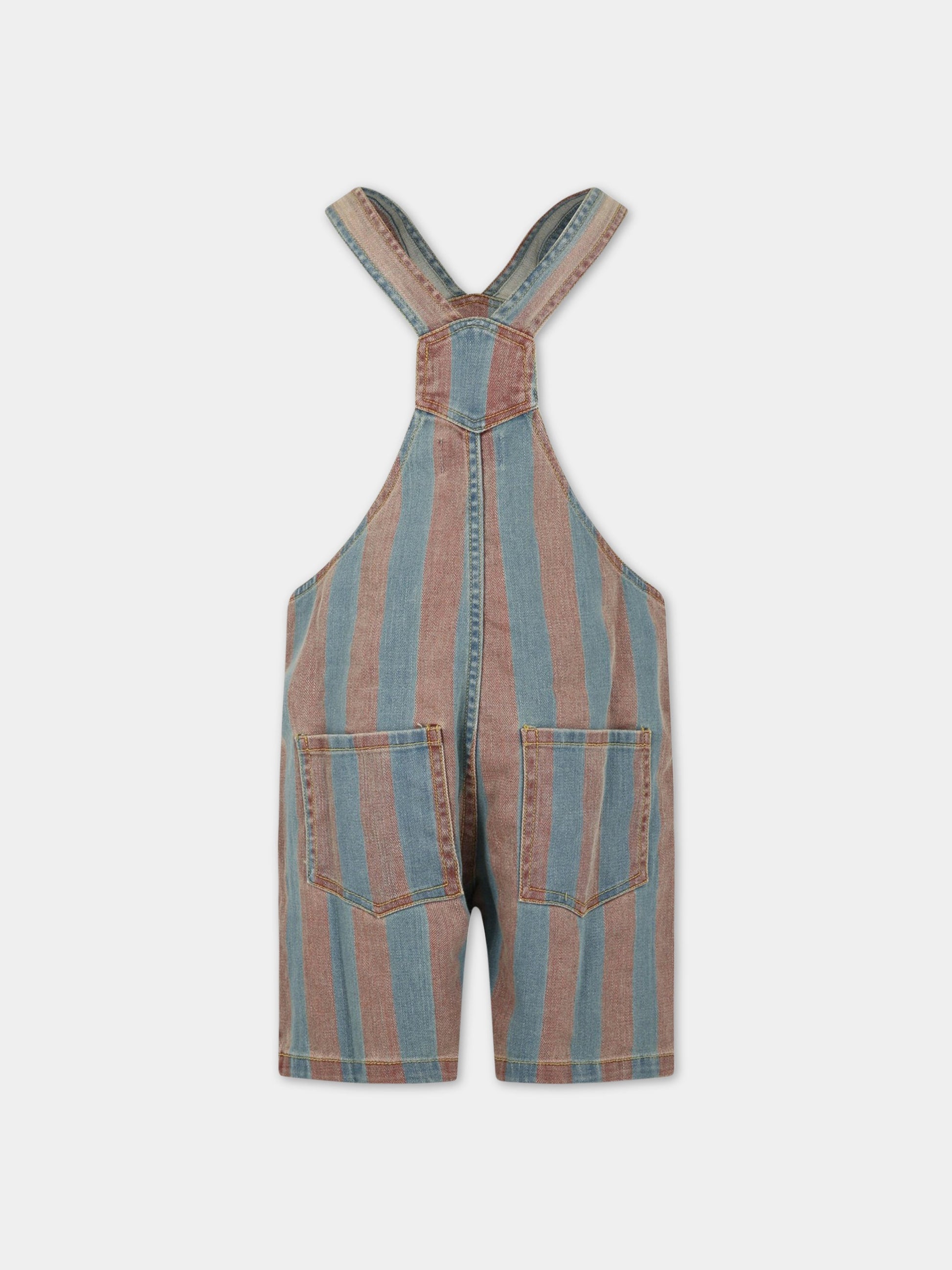 Salopette multicolor per bambino con logo,Bobo Choses,123AC120