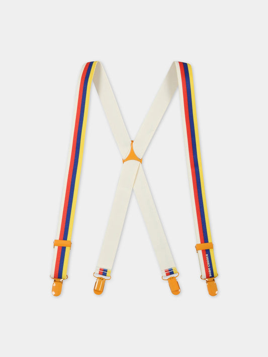 Bretelle multicolor bambino con logo,Bobo Choses,123AI043