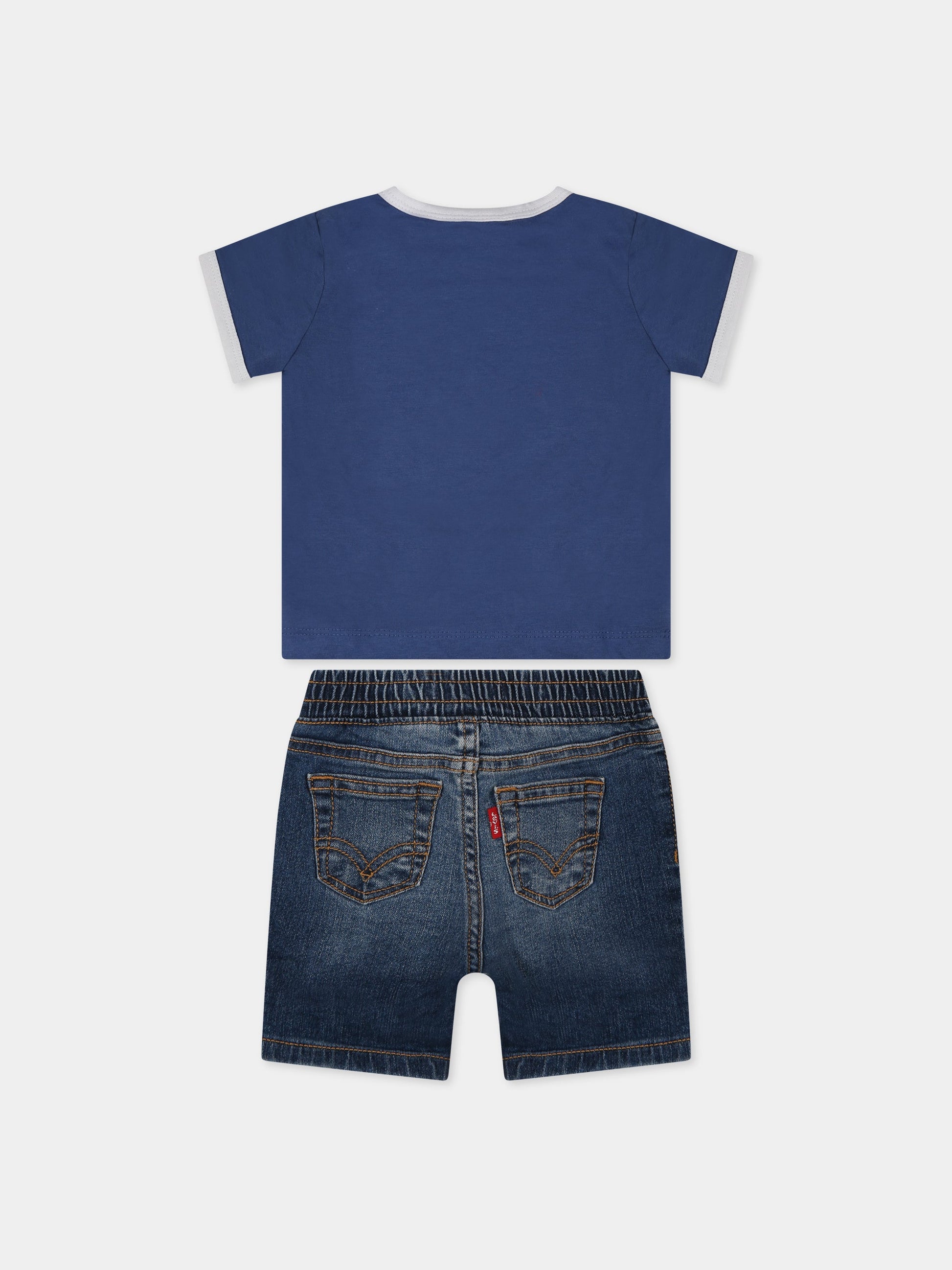 Completo multicolor per neonato con logo,Levi's Kids,LK6EH020 6EH020 U69