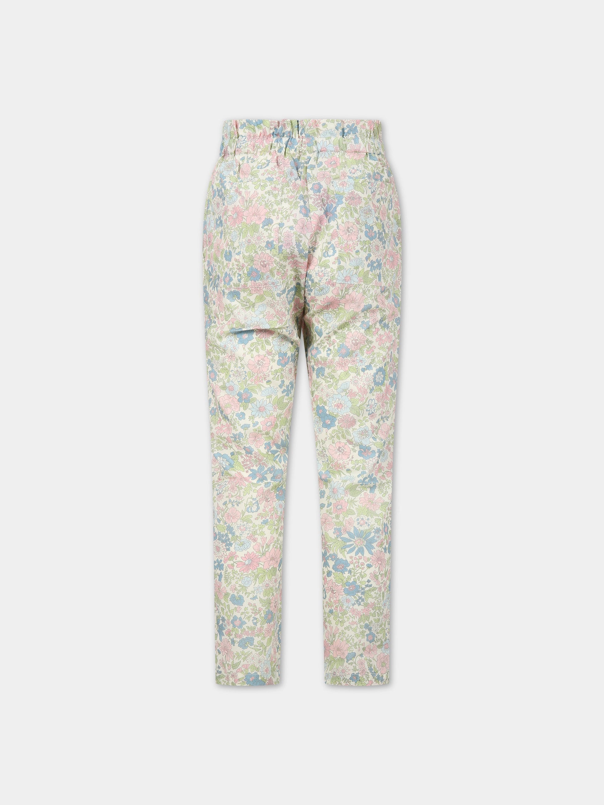 Pantaloni multicolor per bambina con stampa,Bonpoint,S03GPAW00104 520