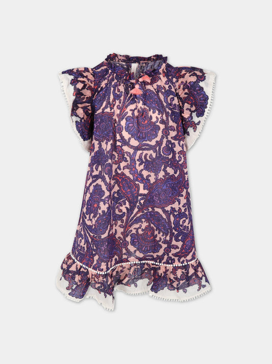 Vestito viola per bambina,Zimmermann,5232DTIG LPPA