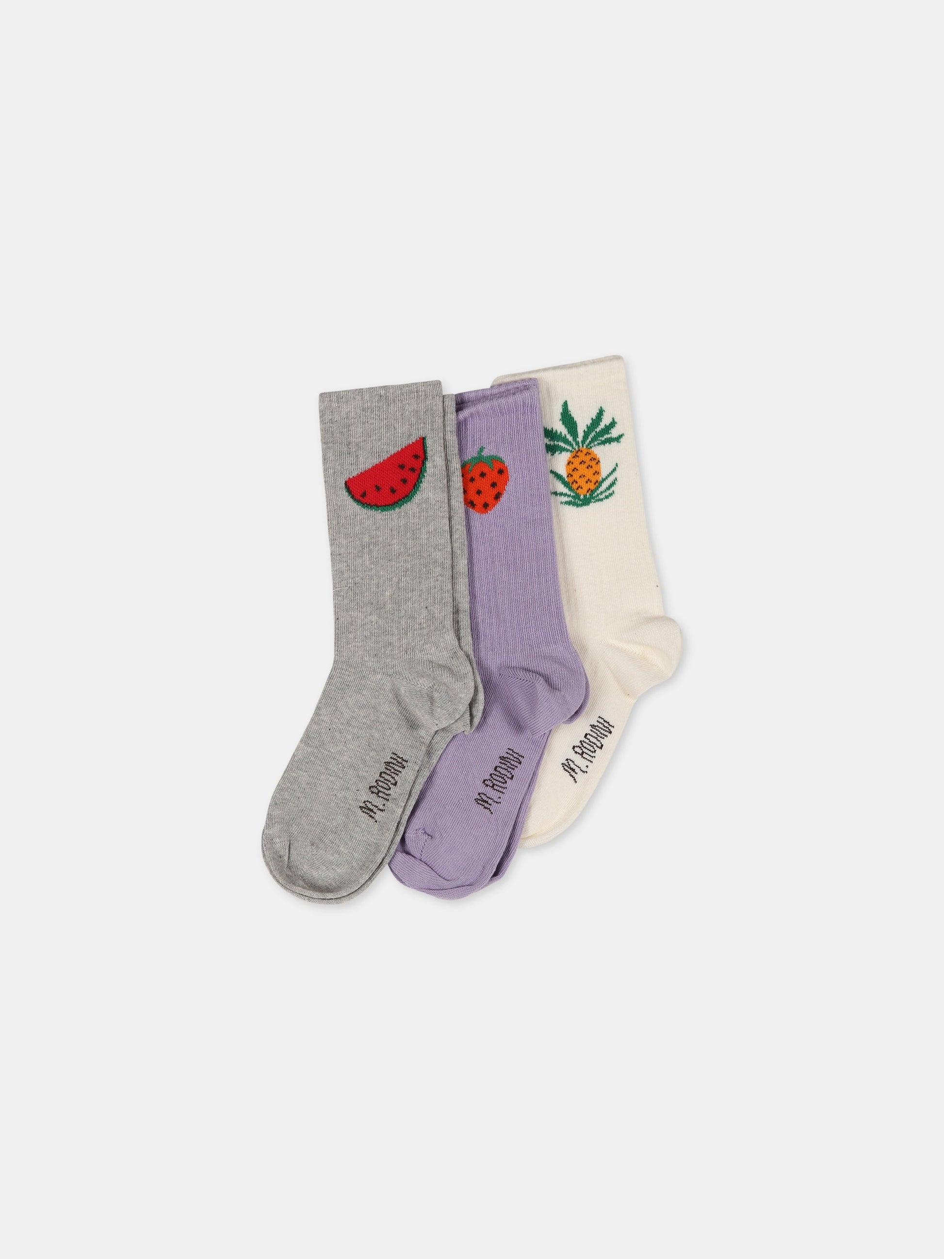 Set multicolor per bambina con logo,Mini Rodini,2326010545