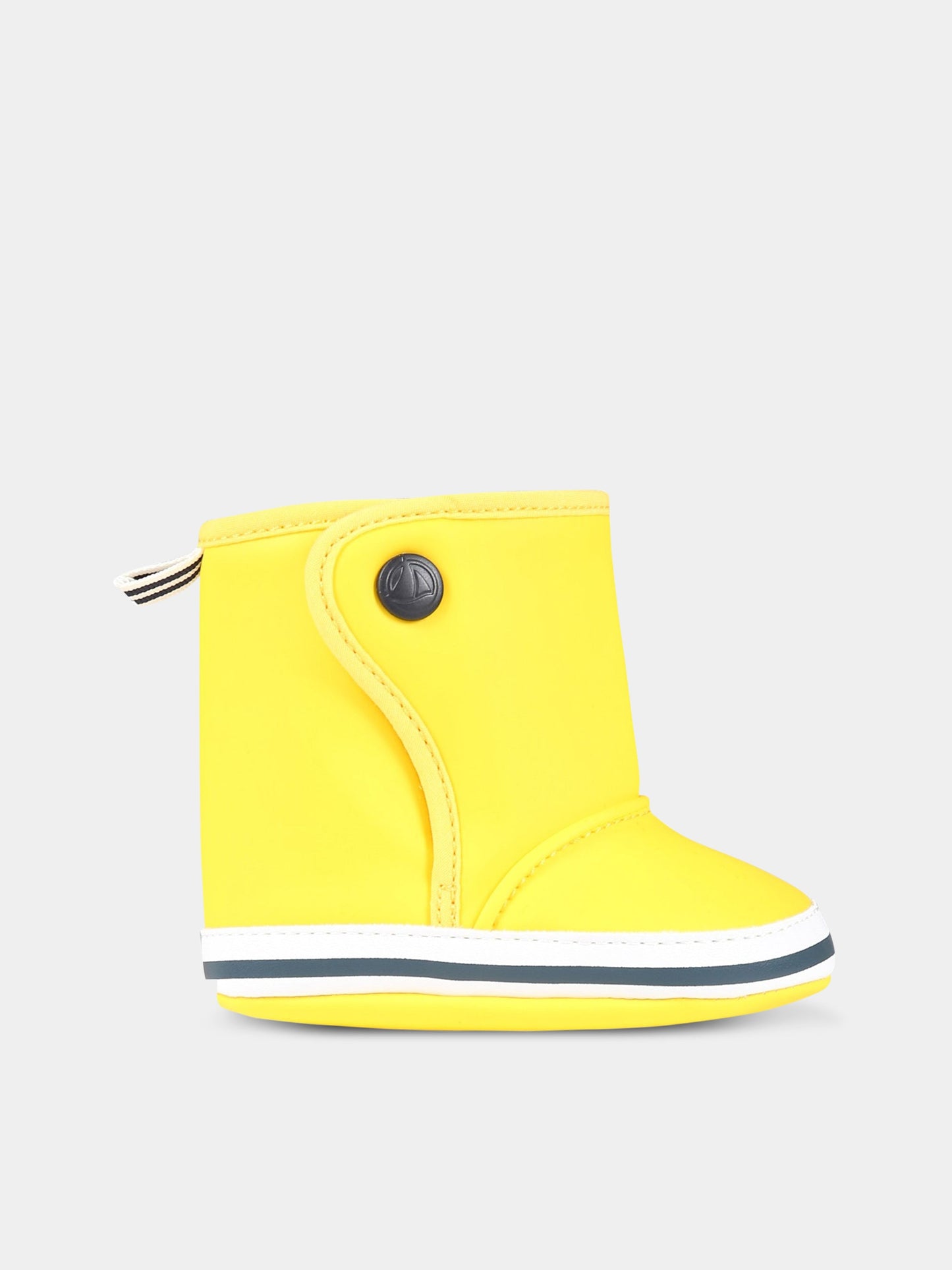 Stivali gialli per neonati,Petit Bateau,A076N JAUNE