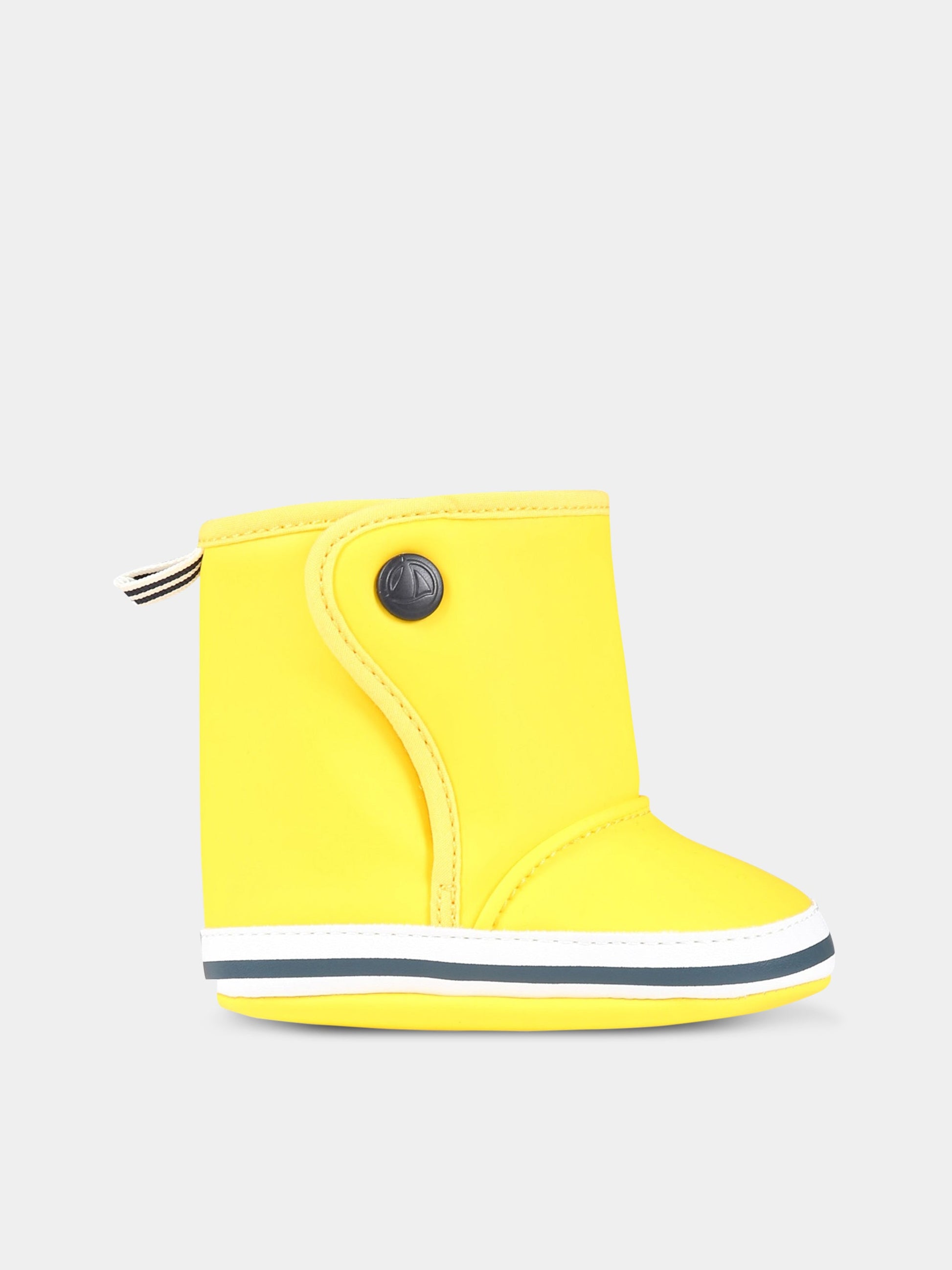 Stivali gialli per neonati,Petit Bateau,A076N JAUNE