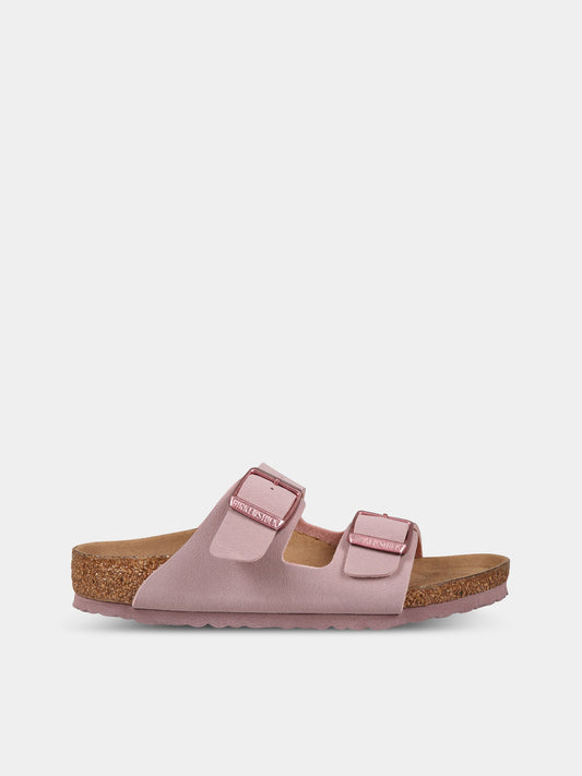 Sandalo viola   Arizona Kids BS  per bambina con logo,Birkenstock,1023434