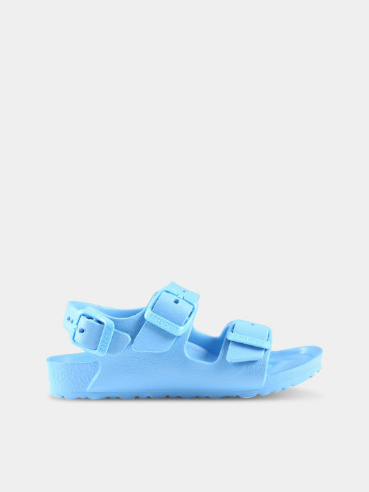 Sandali celesti  Milano Eva Kids  per bambino con logo,Birkenstock,1024604