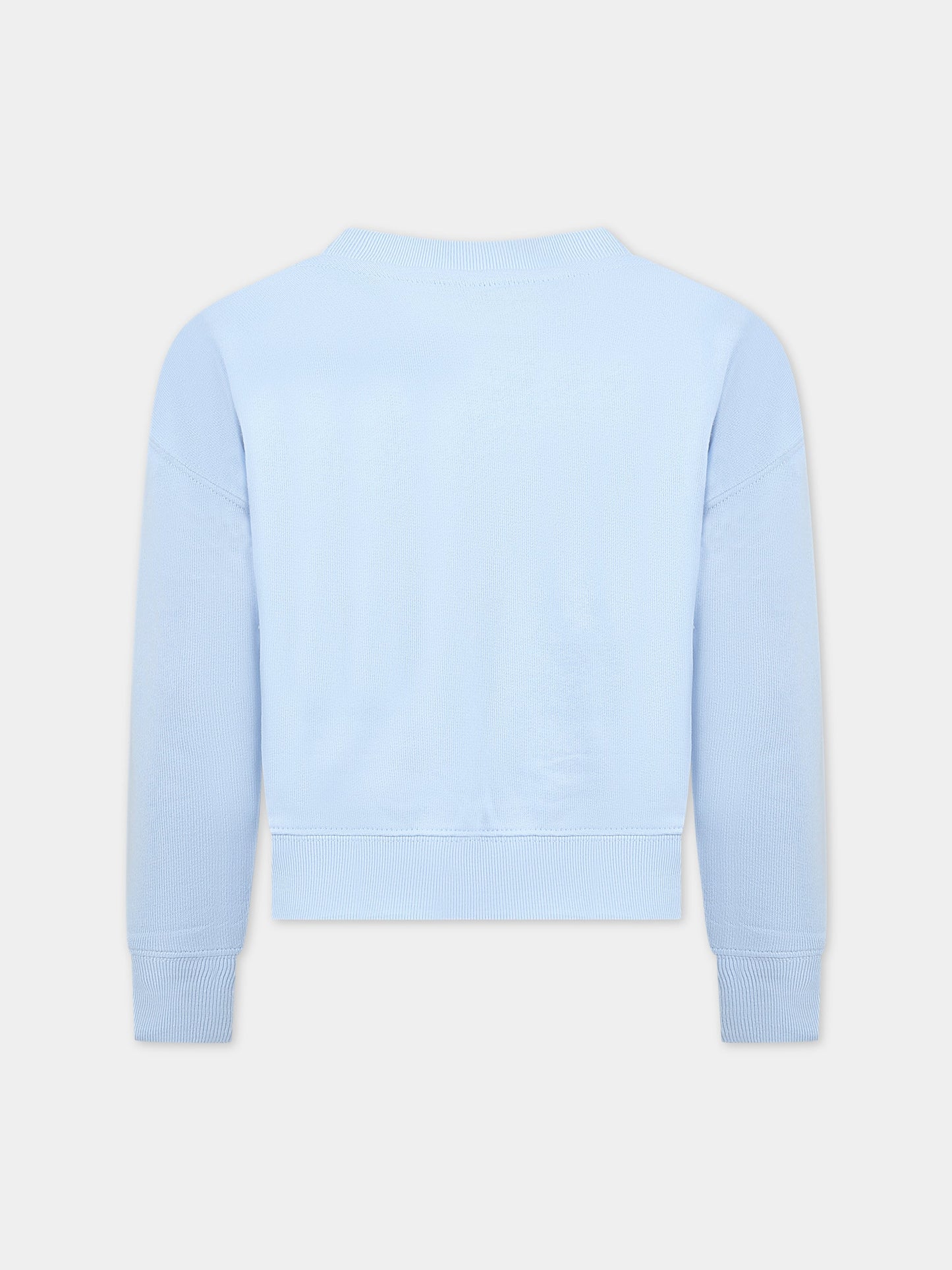 Felpa celeste per bambino con logo e iconico cavallino,Ralph Lauren Kids,903866001