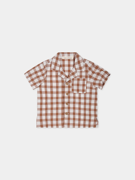 Camicia marrone per neonato,Zhoe & Tobiah,SEQ4 116