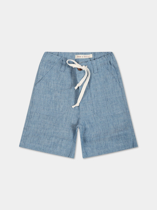 Shorts azzurro per neonato,Zhoe & Tobiah,CLD1 352
