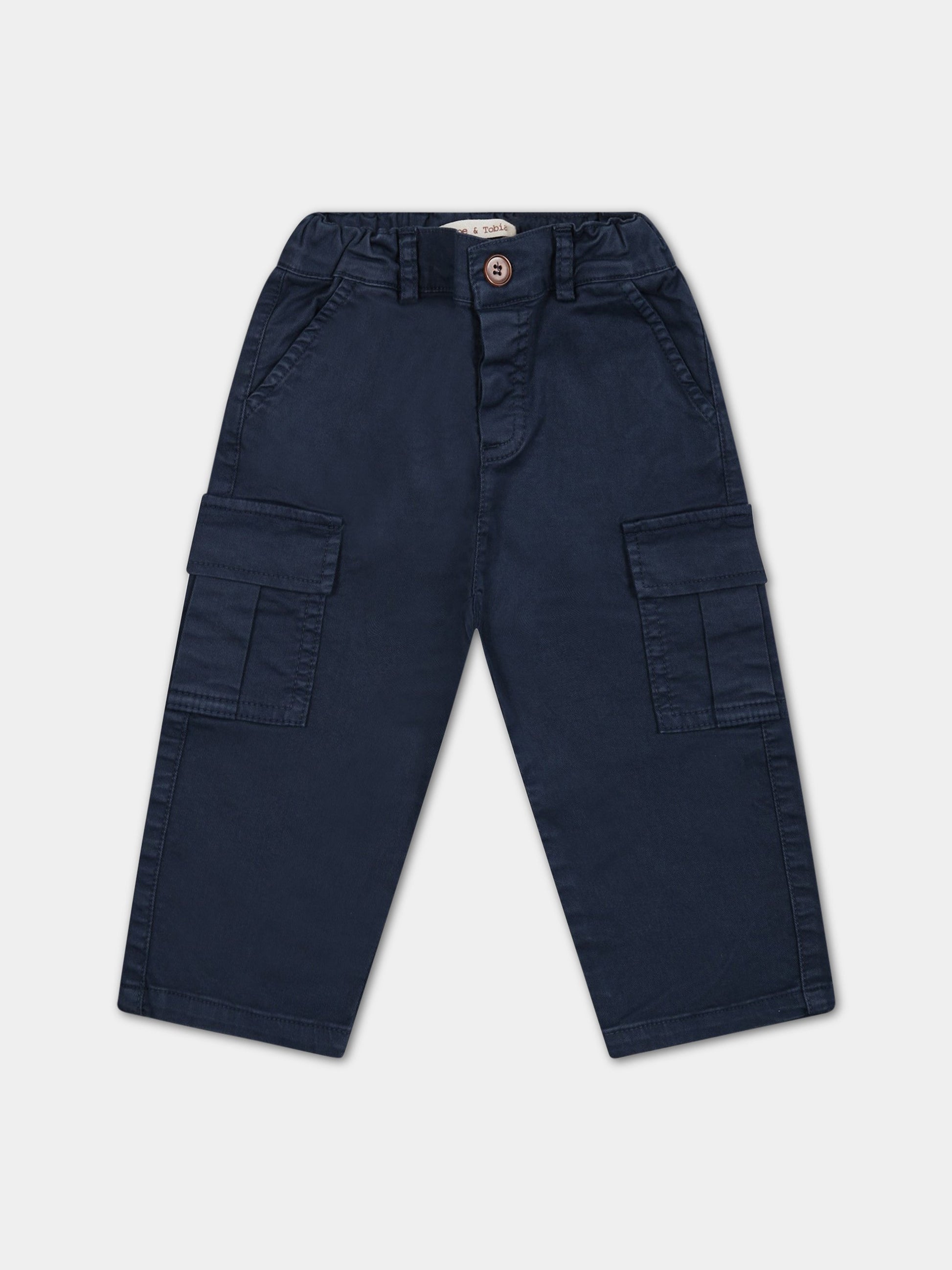 Pantaloni casual blu per neonato,Zhoe & Tobiah,JPS8 11