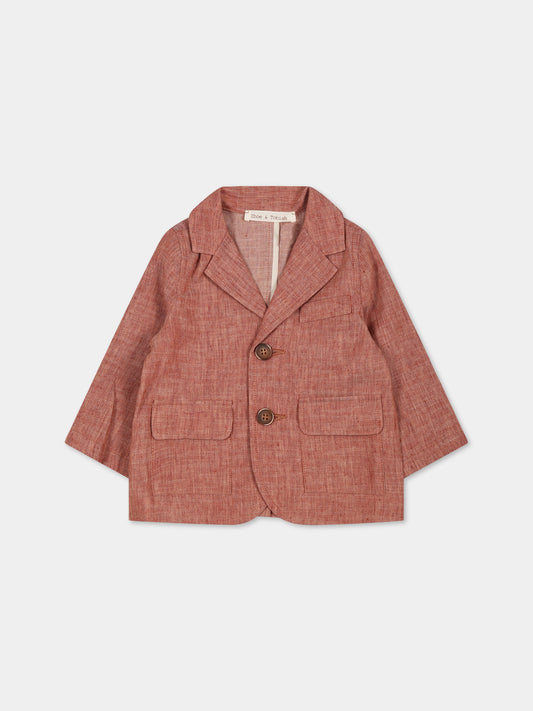 Giacca  marrone per neonato,Zhoe & Tobiah,CLD4 99