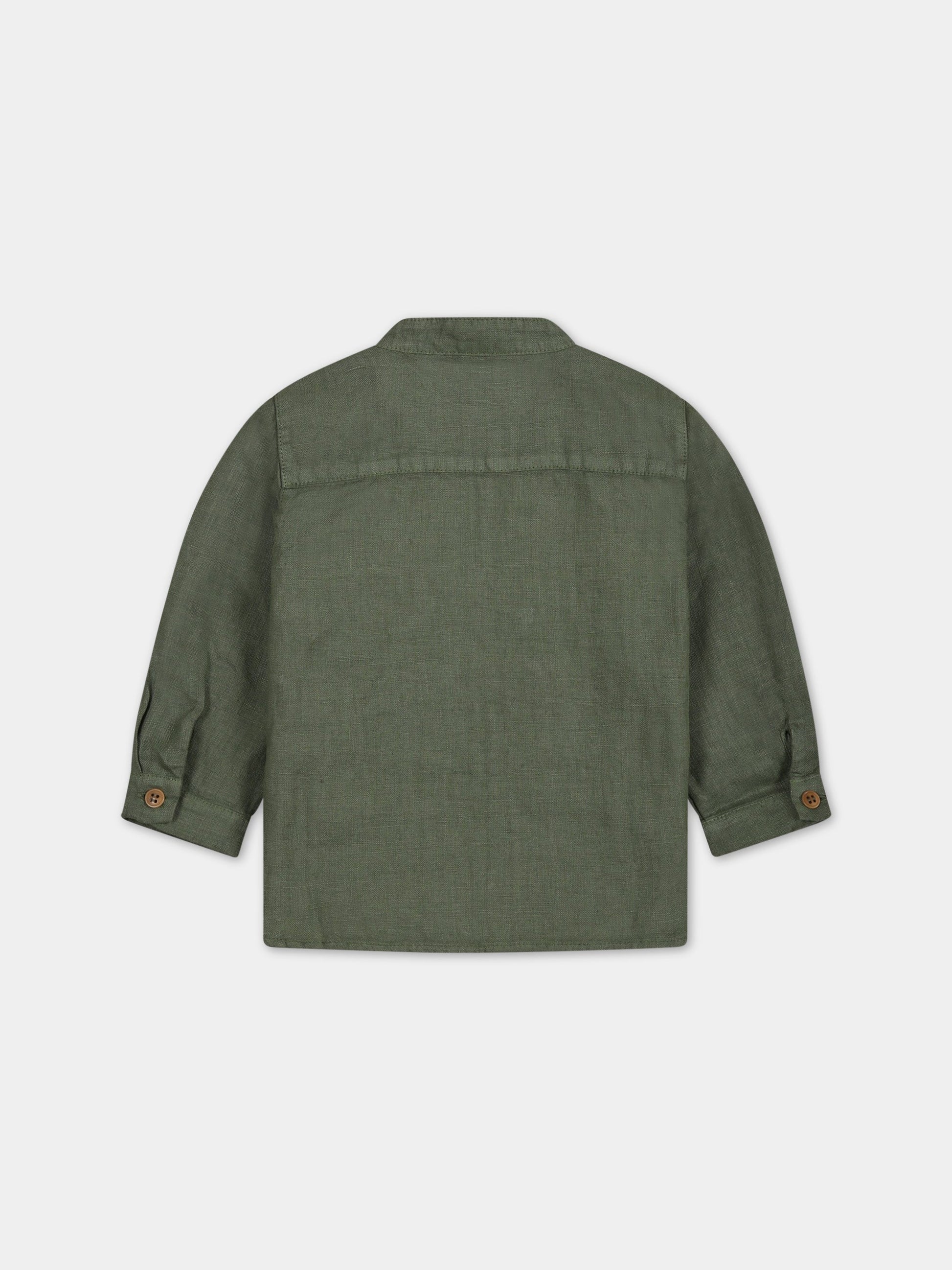 Camicia verde per neonato,Zhoe & Tobiah,LIN3 354