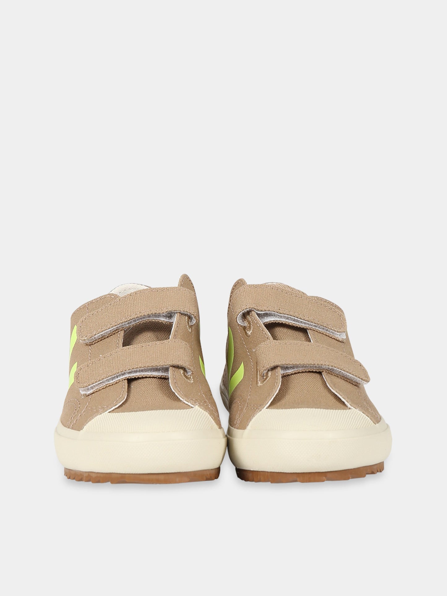 Sneakers marrone per bambini con logo,Veja X Bonpoint,OV0103251C