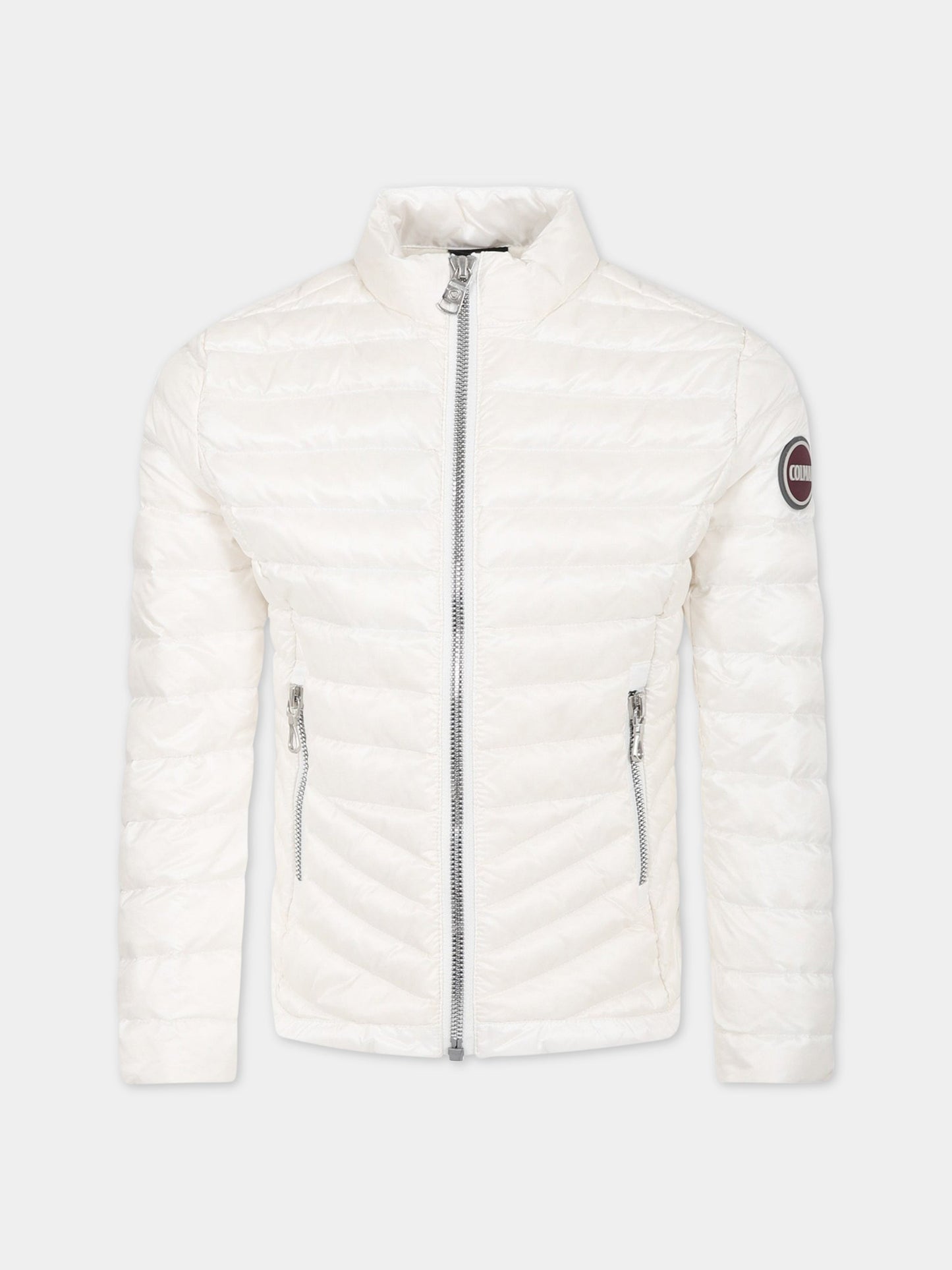Piumino bianco per bambina con logo,Colmar Originals Kids,3457U 9VX 01