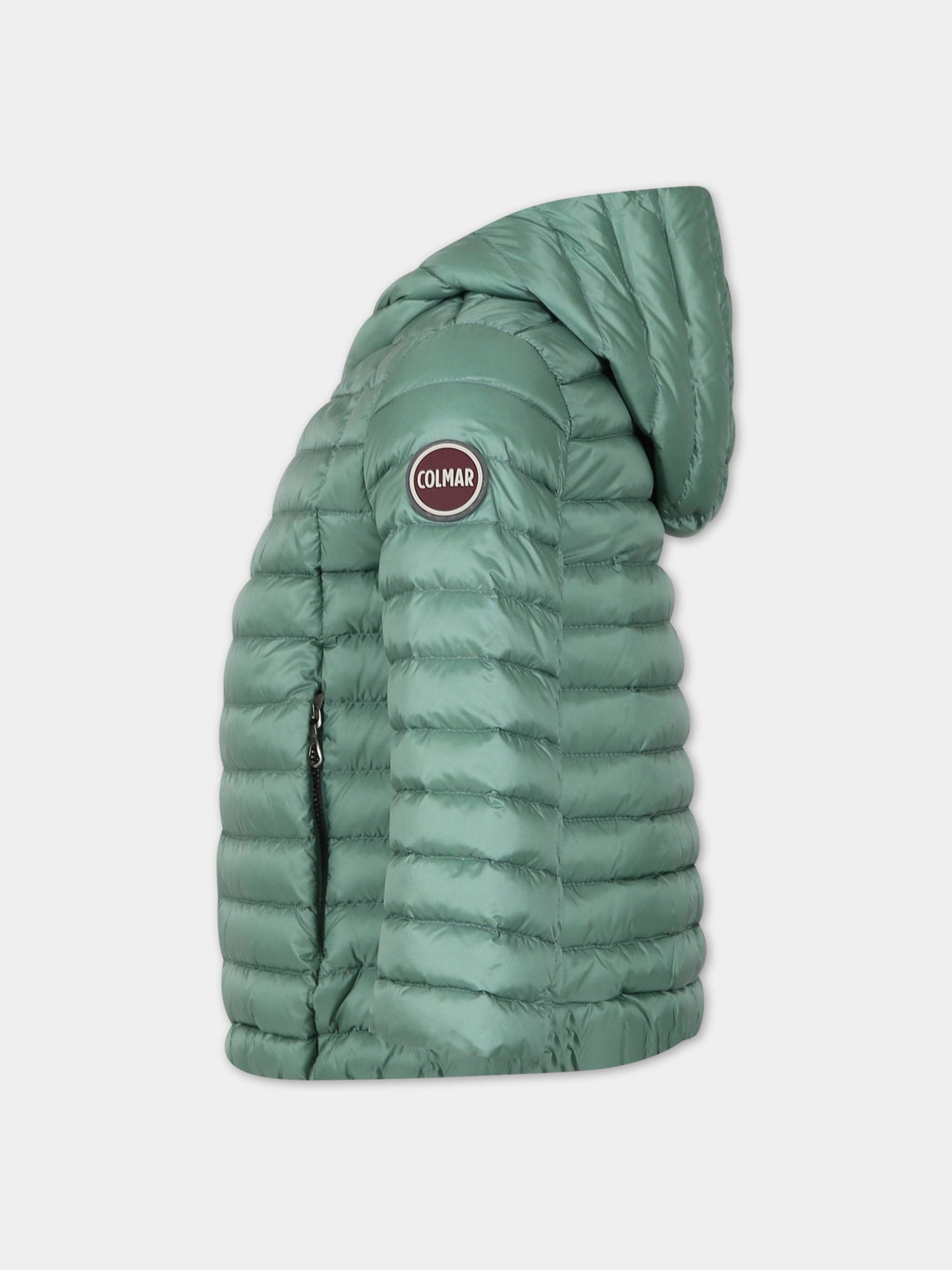 Piumino verde per bambina con logo,Colmar Originals Kids,3422U 9VX 585