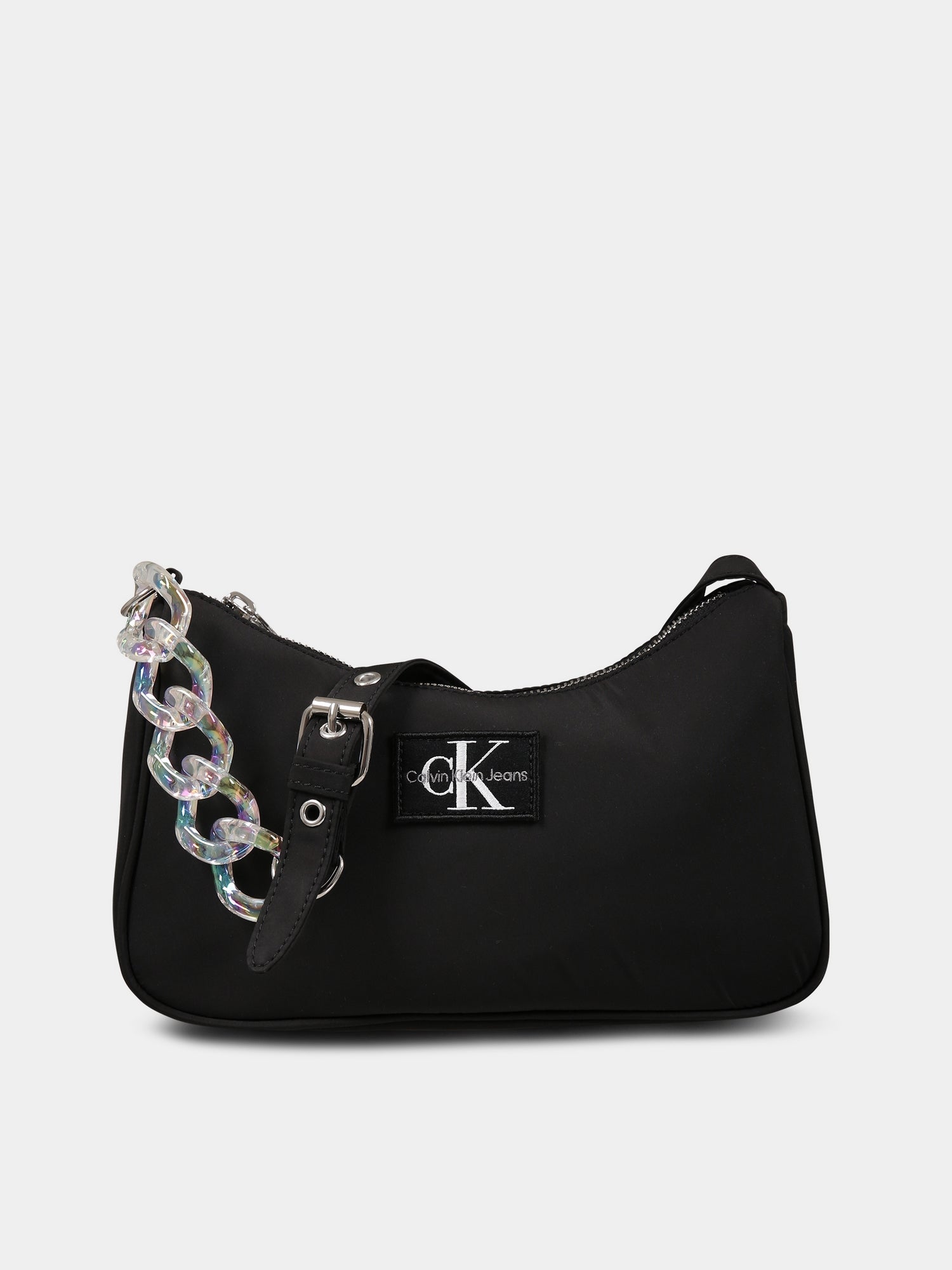 Borsa nero per bambina con logo,Calvin Klein Kids,CKIU0IU00421 IU0IU00421 BEH