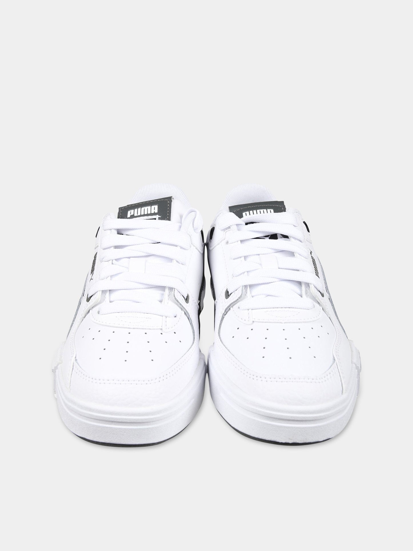 Sneakers bianche per bambino con logo e dettagli neri,Puma,PU391512 391512 02