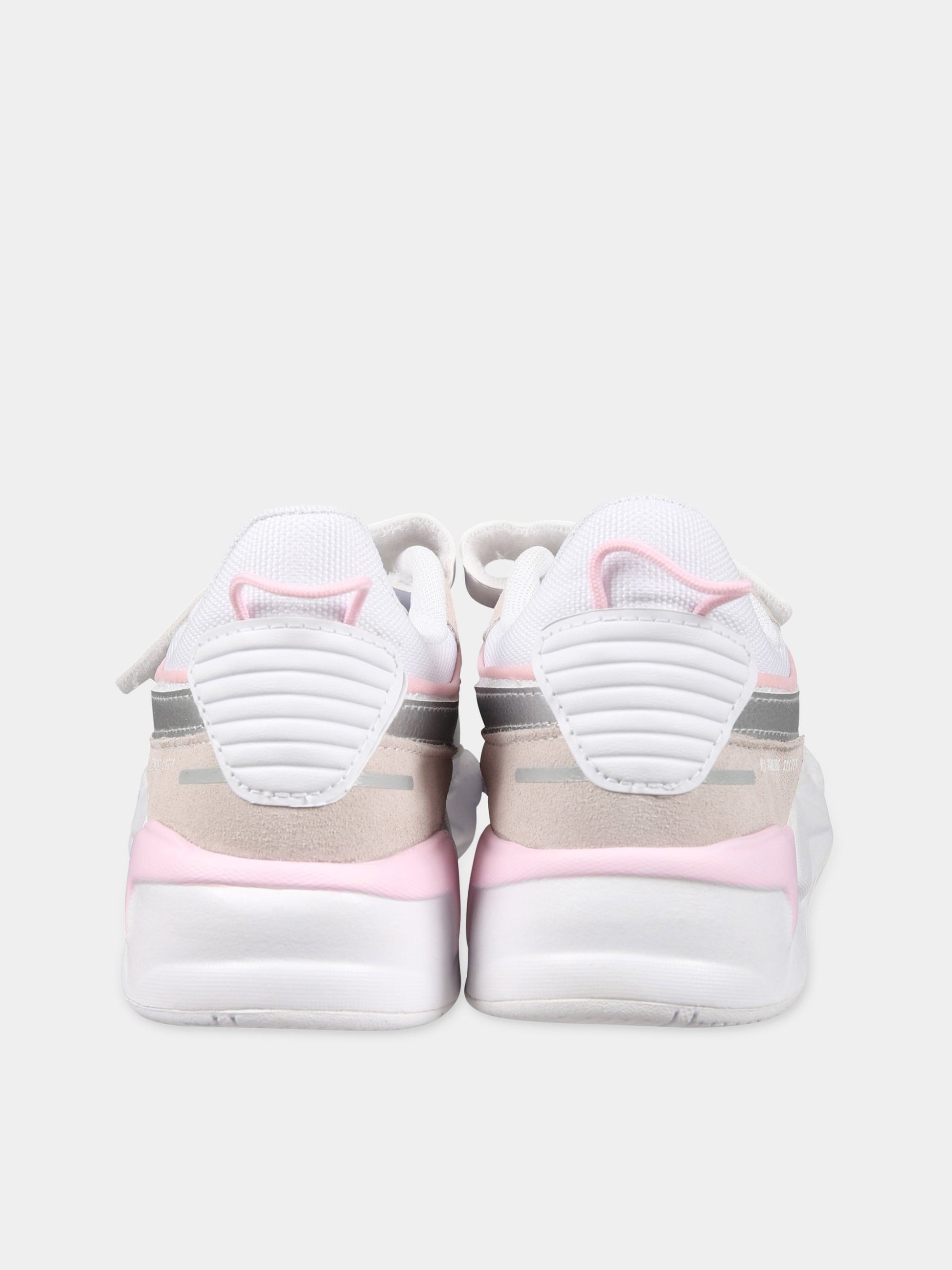 Sneakers bianche per bambina con logo,Puma,PU391985 391985 01