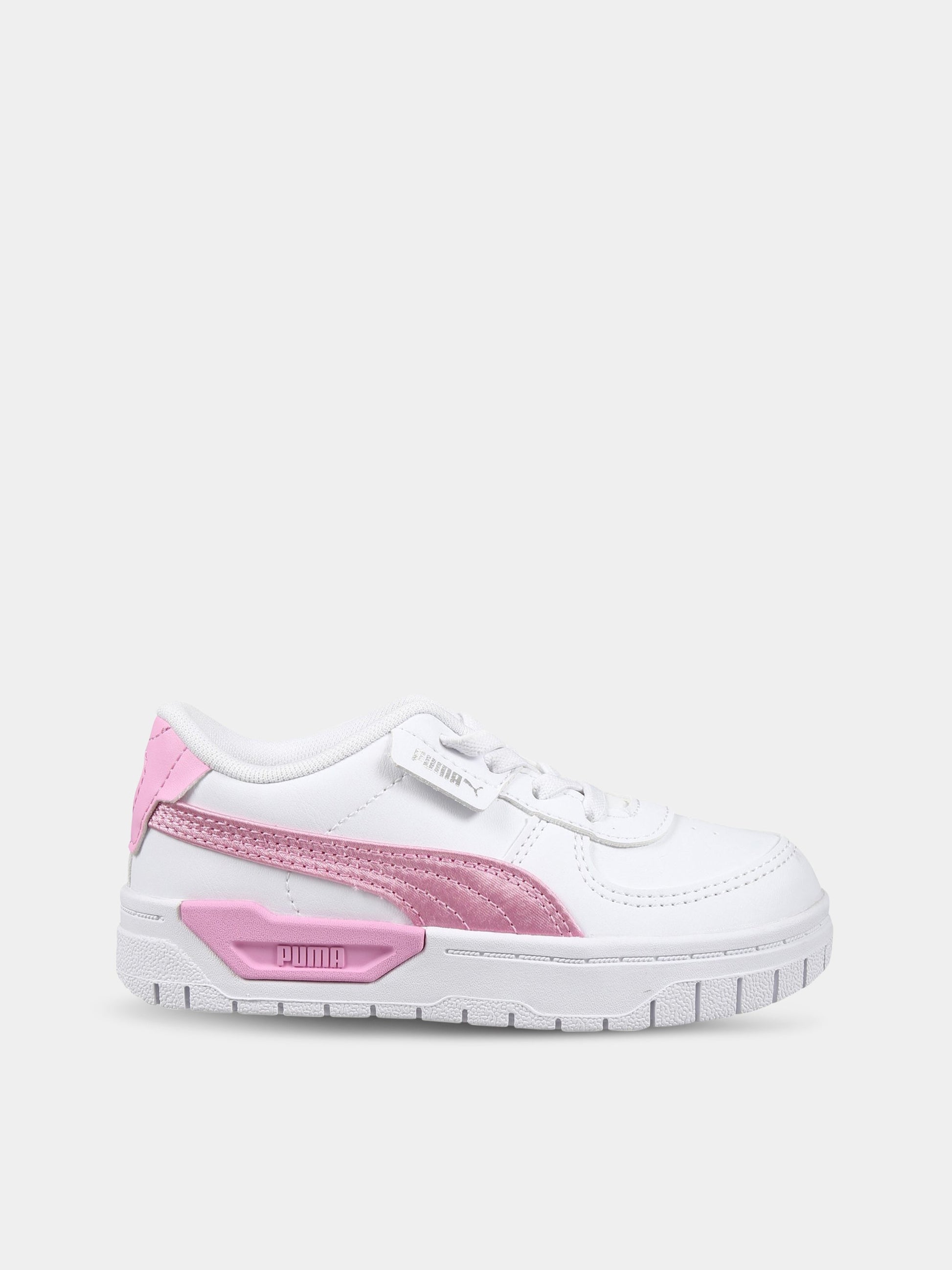 Sneakers bianche per bambina con logo,Puma,PU386075 386075 03
