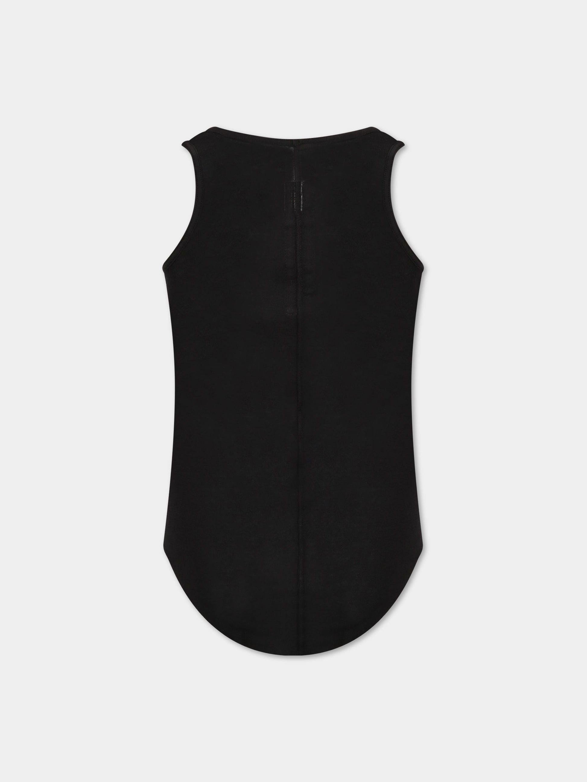 T-shirt nera per bambino,Rick Owens,BG01C7150 MR 09