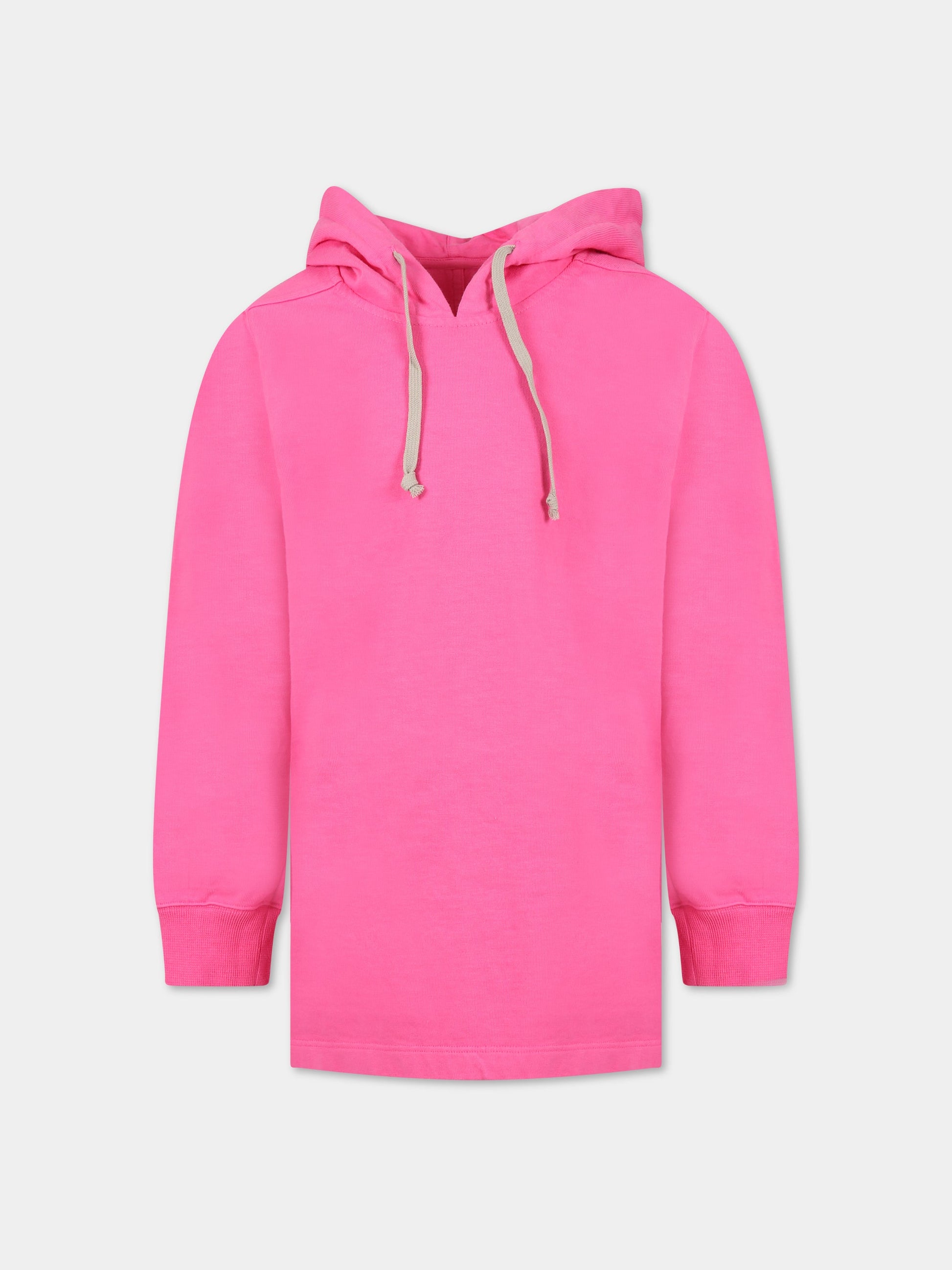 Felpa fucsia per bambina,Rick Owens,BG01C7285 RIG 13