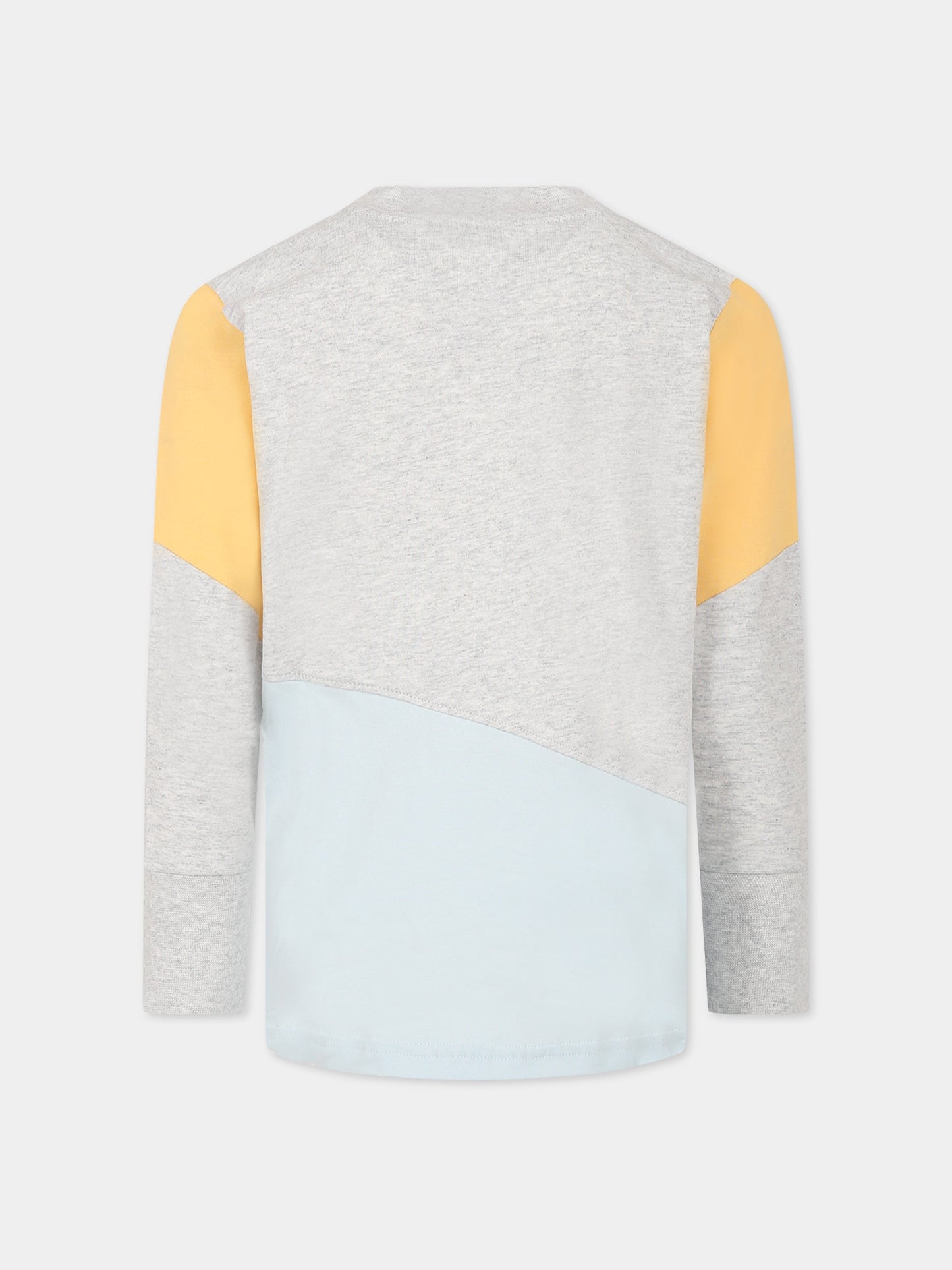 T-shirt multicolor per bambini con ricamo,Raquette,BAD 002 66