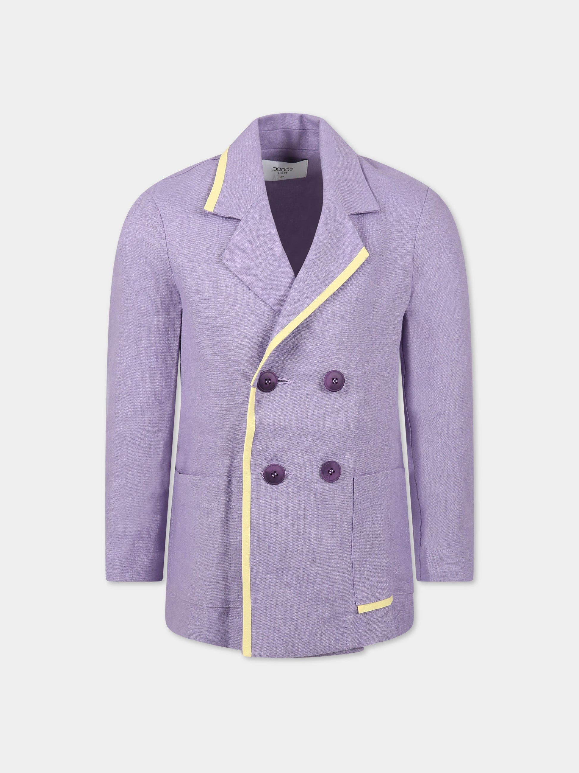 Giacca viola per bambina,Paade Mode,232201414